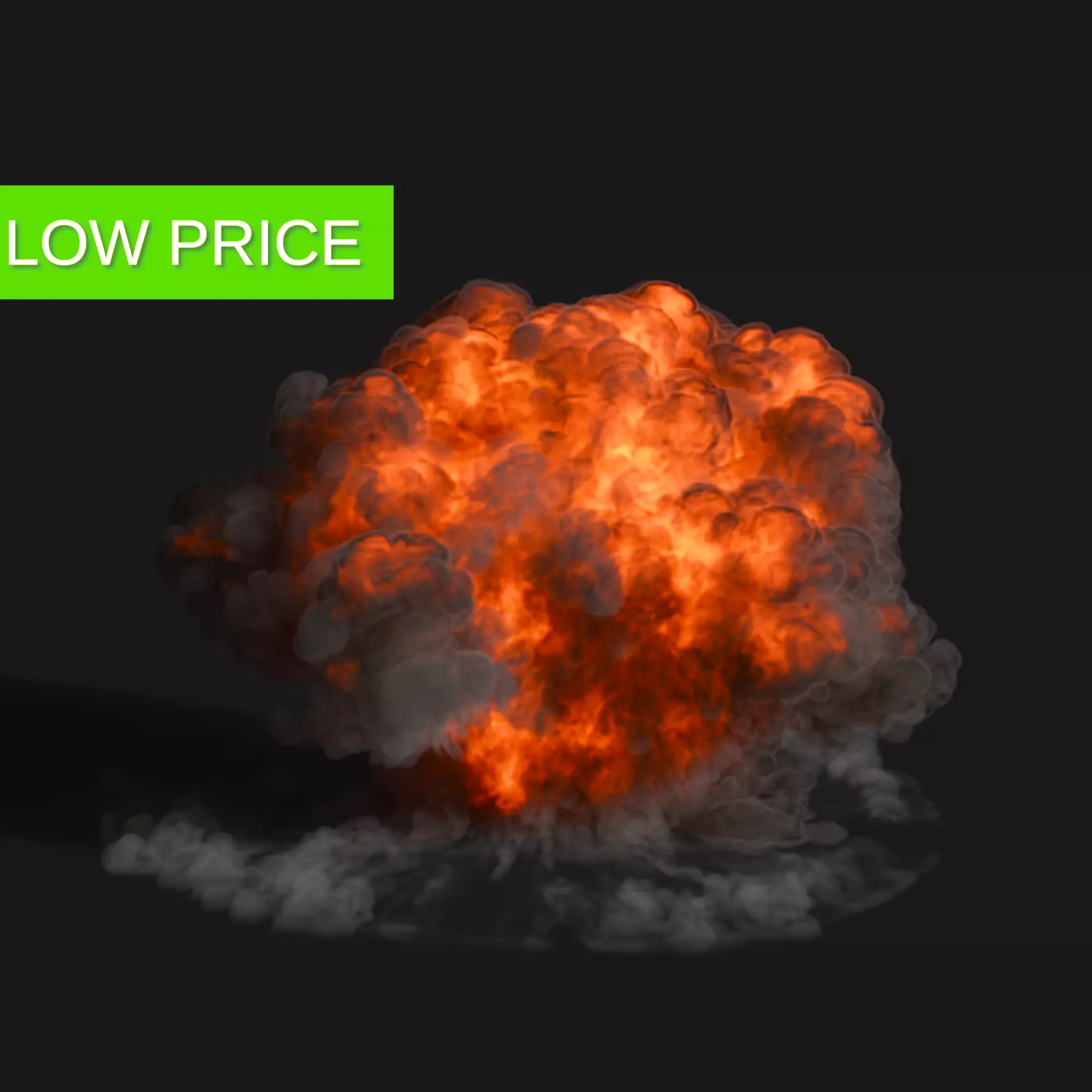 3D Explosion  Low Price Series  3D model_0