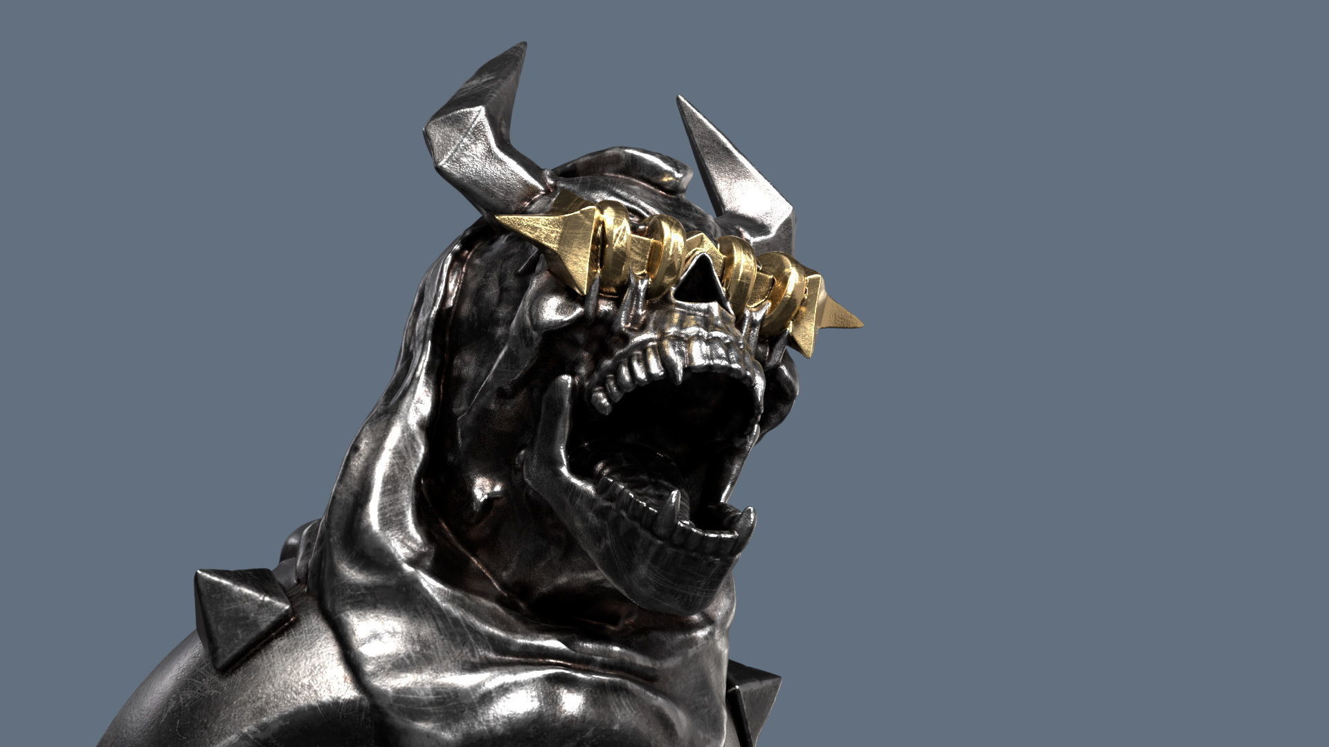 Dark Guardian Ring 3D print model_10