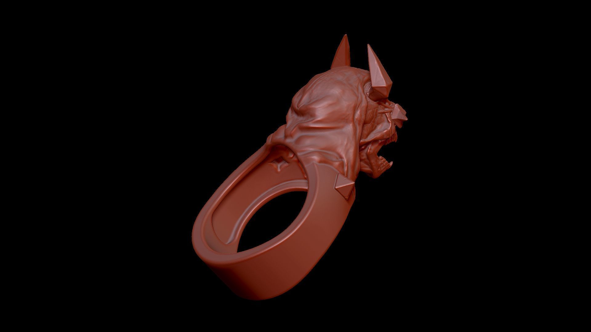 Dark Guardian Ring 3D print model_14