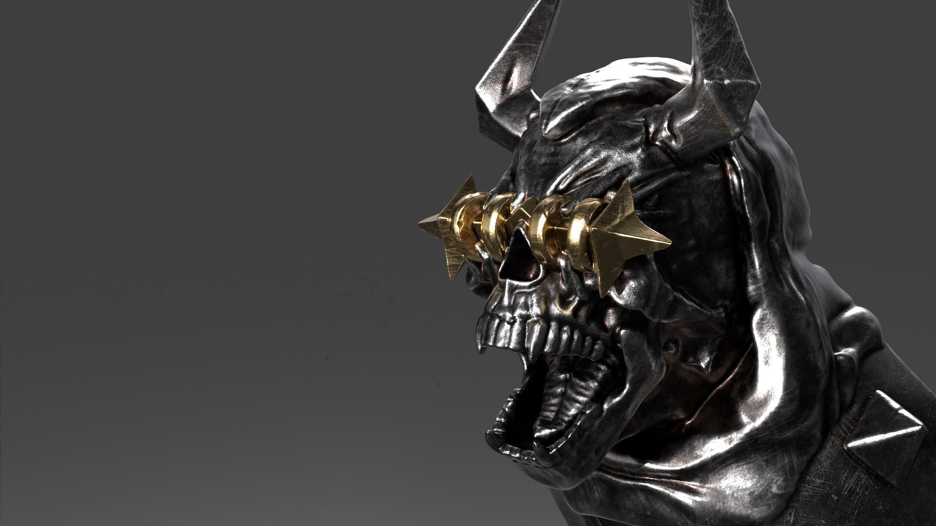 Dark Guardian Ring 3D print model_9