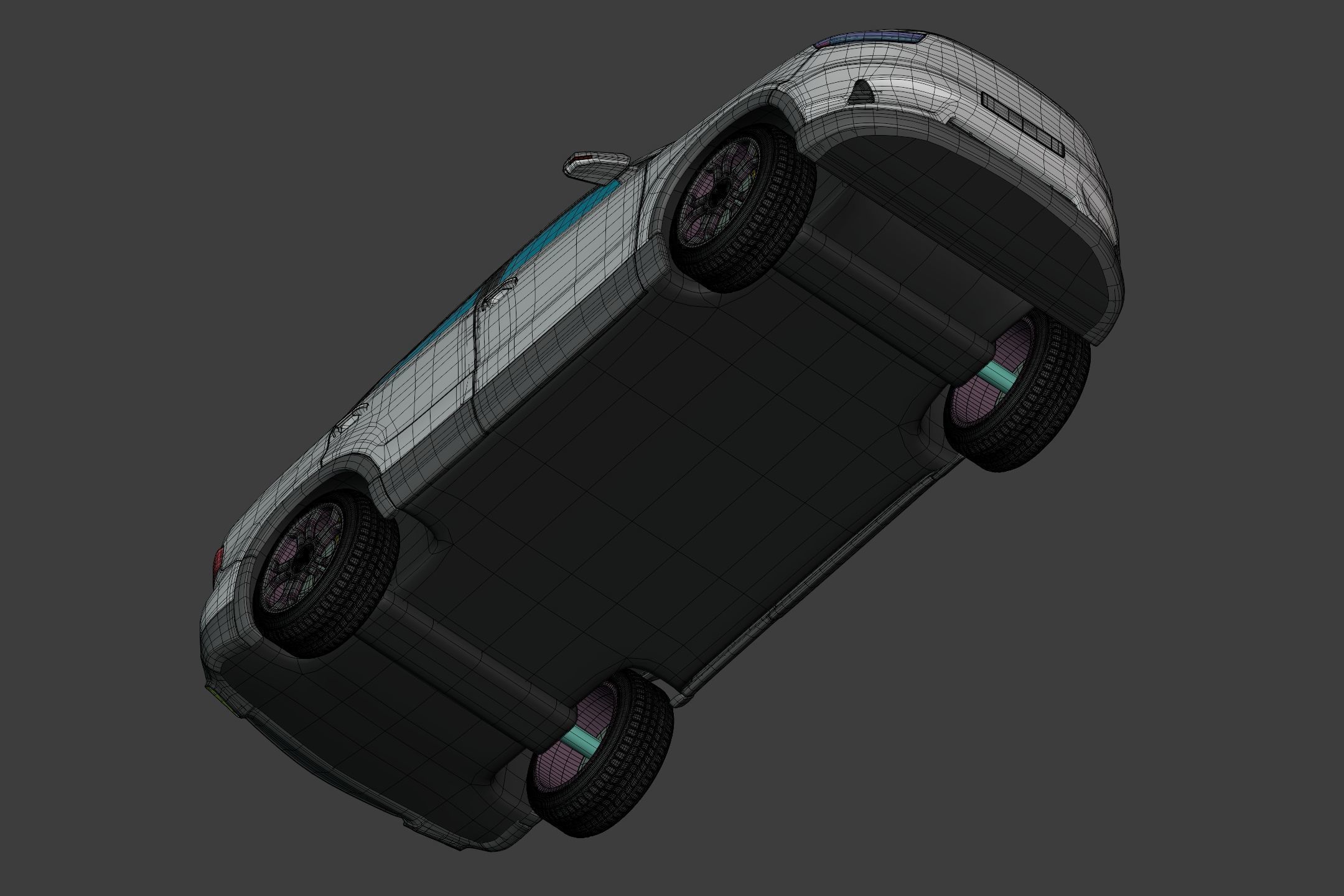 Generic  Electric - Hybrid SUV Car - Crossover - Off Road - 4x4 3D model_31