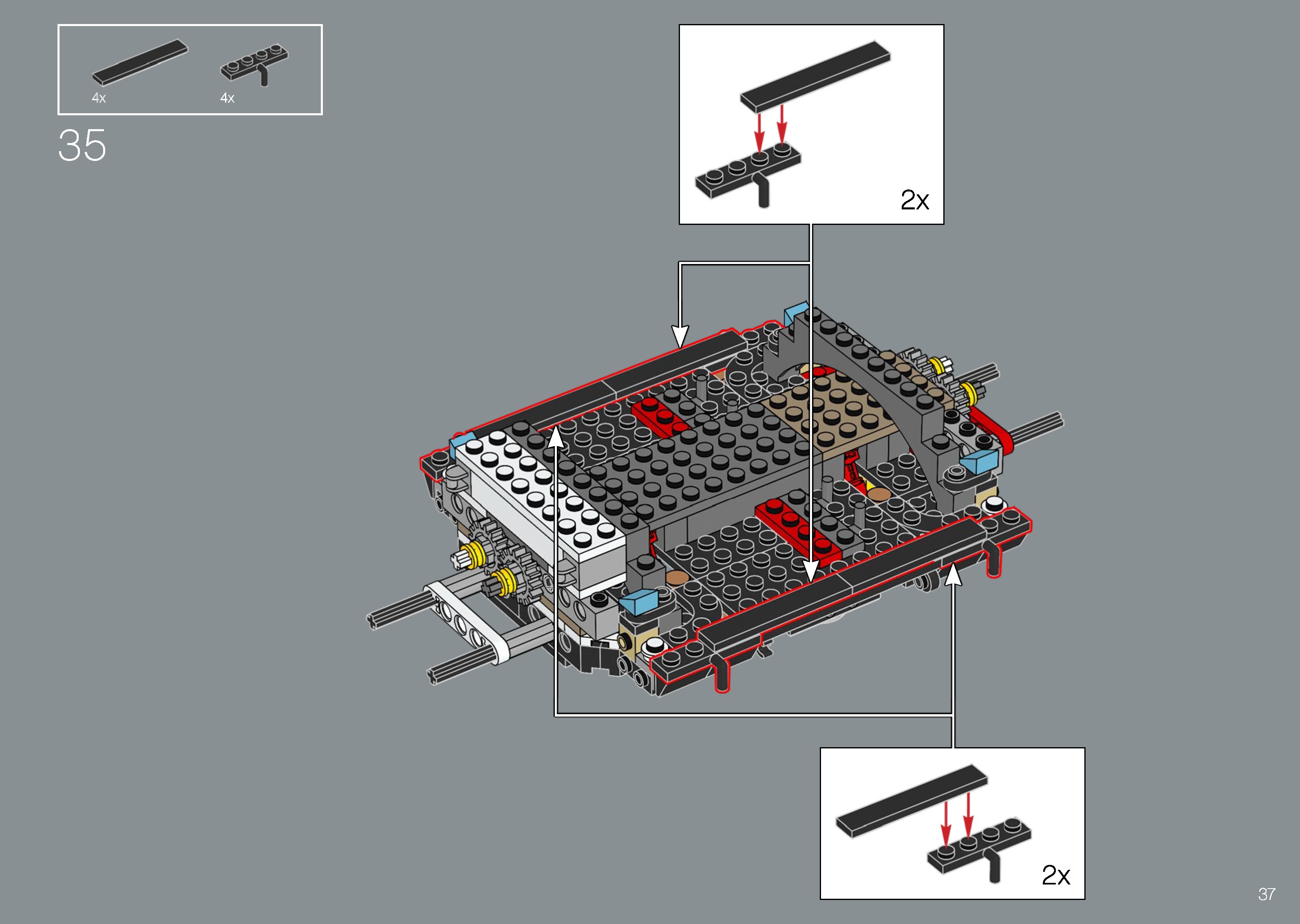TwindBricks3D - 10300 Back to the Future Time Machine 3D print model_30