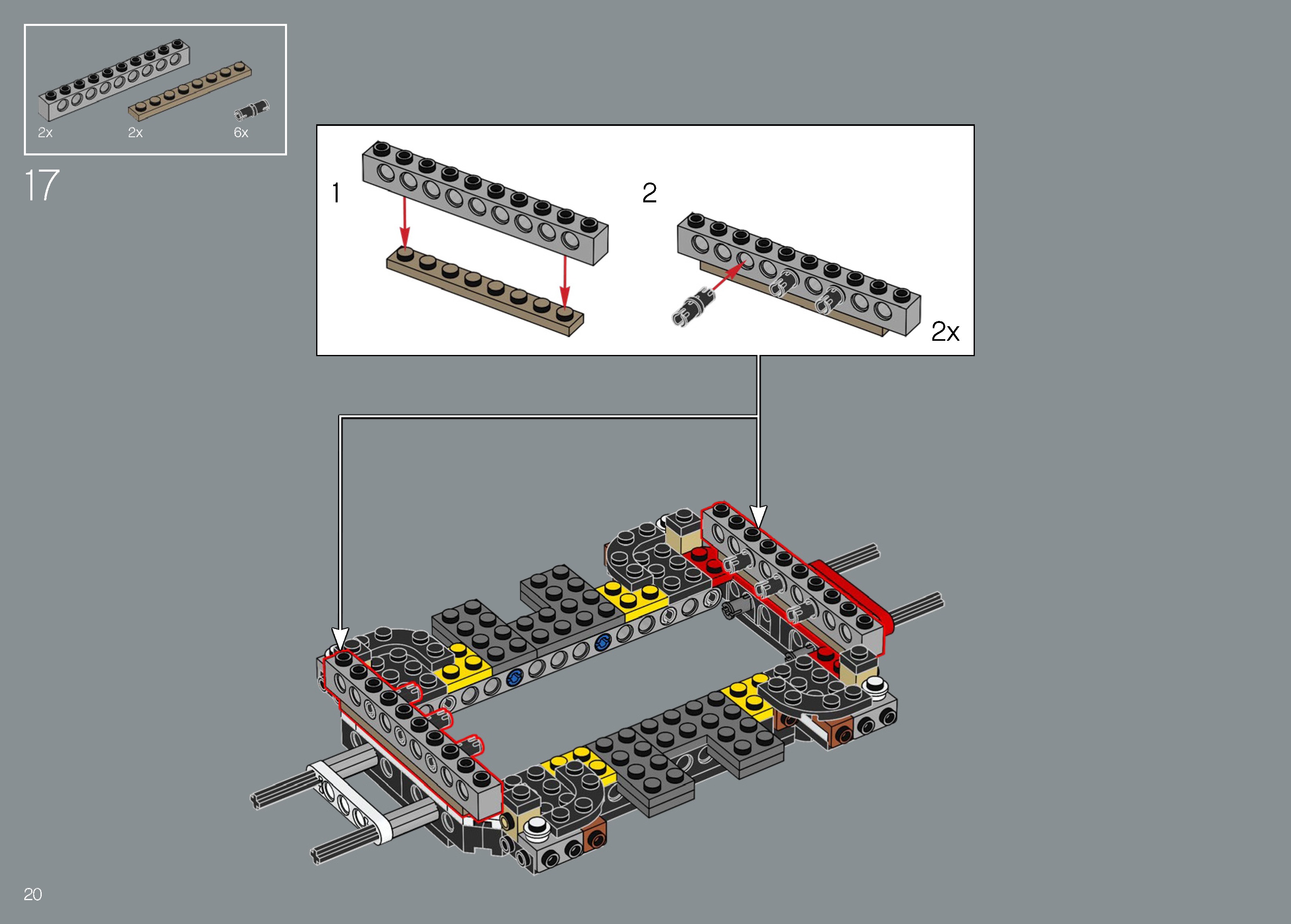 TwindBricks3D - 10300 Back to the Future Time Machine 3D print model_13