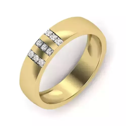 Women Diamond Ring 3dm STL  Render Details - PR-166 DIA