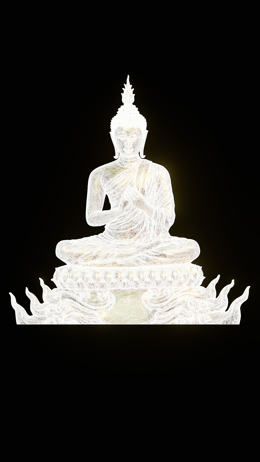 Buddha Thailand 3D model_5