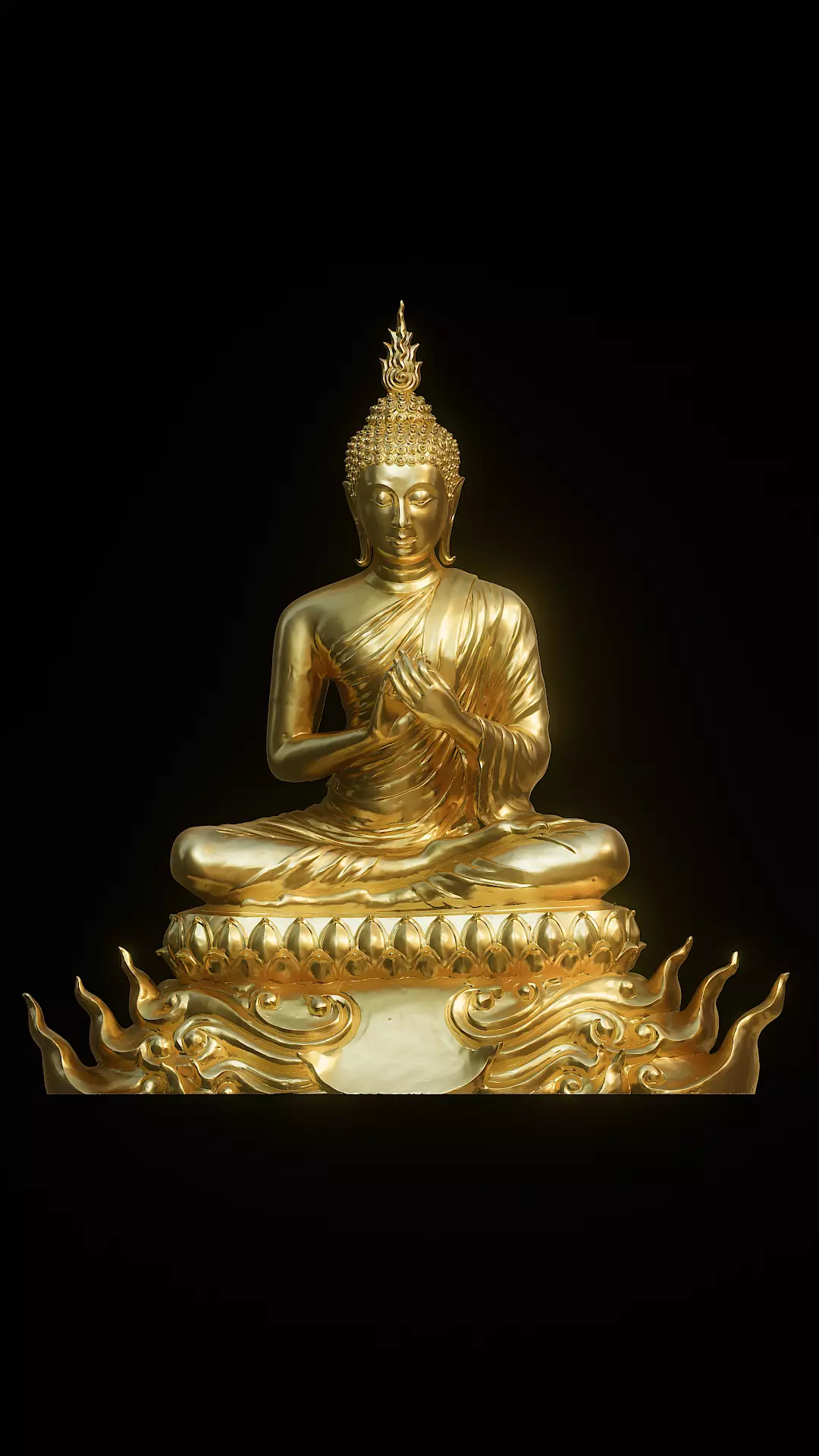Buddha Thailand 3D model_0