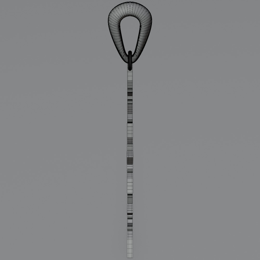 Snowflake jewerly pendent 3D print model_13