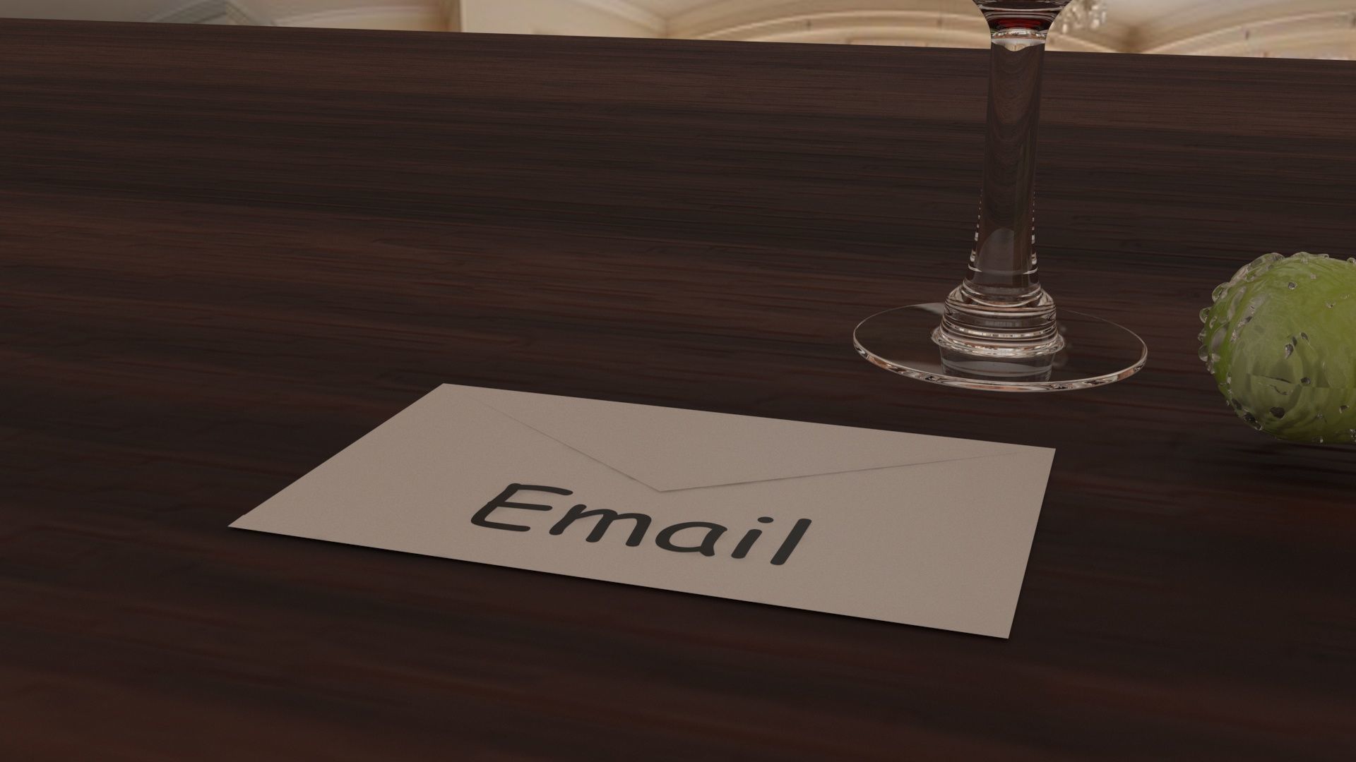 Wine Table 3D model_3