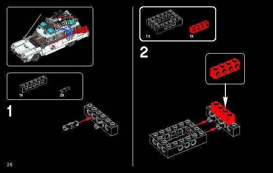 TwindBricks3D - 21108 Ghostbusters Ecto-1 3D print model_11