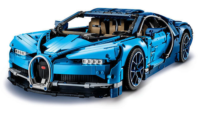 TwindBricks3D - 42083 Bugatti Chiron 3D print model