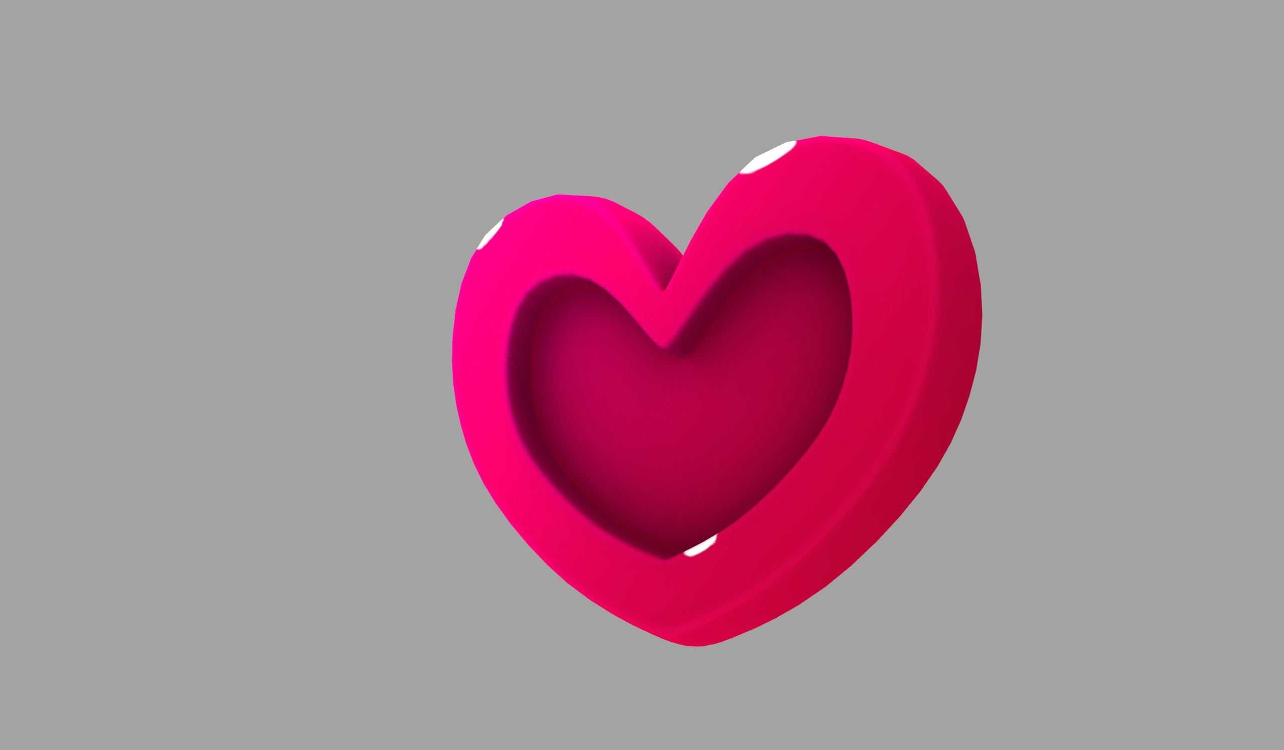StarCoin and Heart 3D model Low-poly 3D model_8