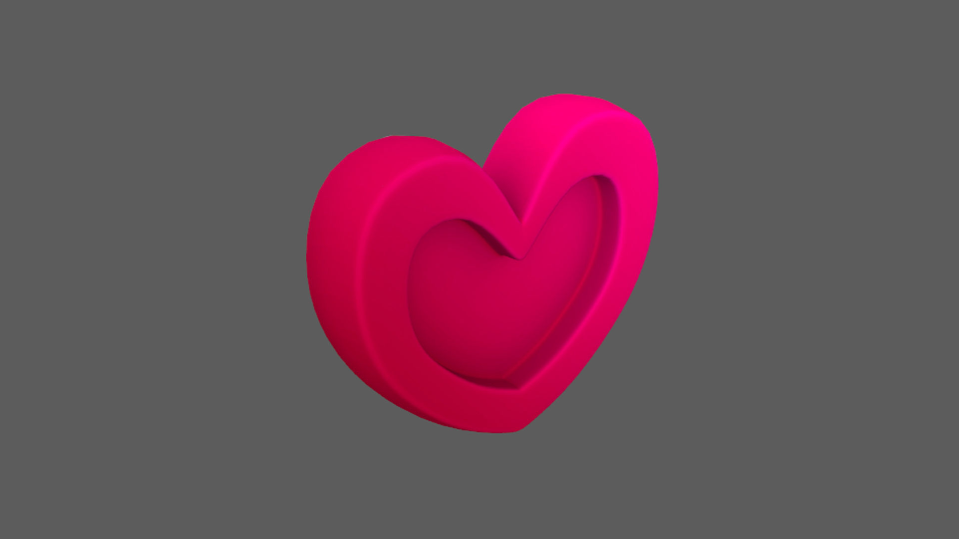 StarCoin and Heart 3D model Low-poly 3D model_2