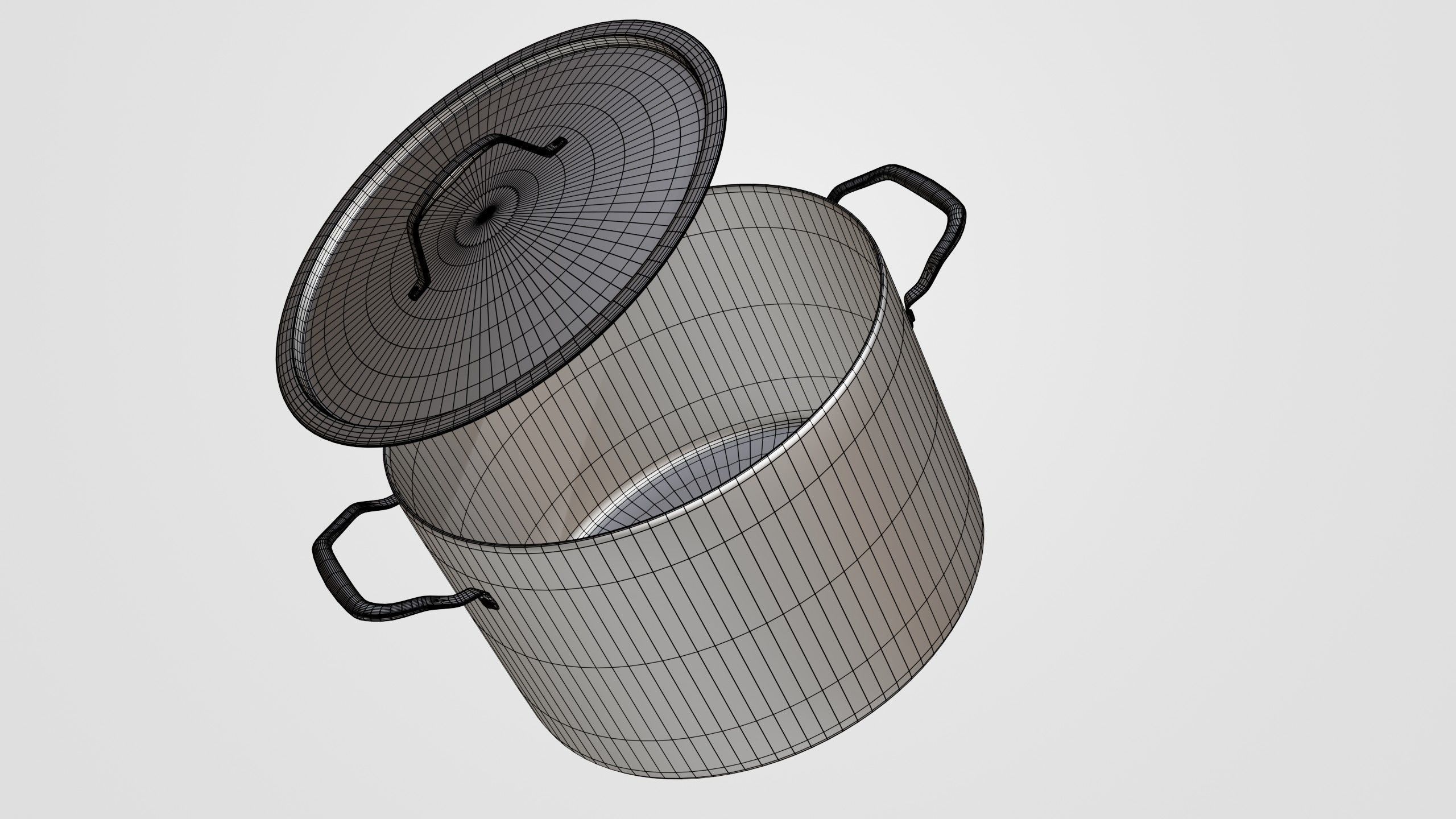 Kitchen Items Pack Low-poly 3D model_48