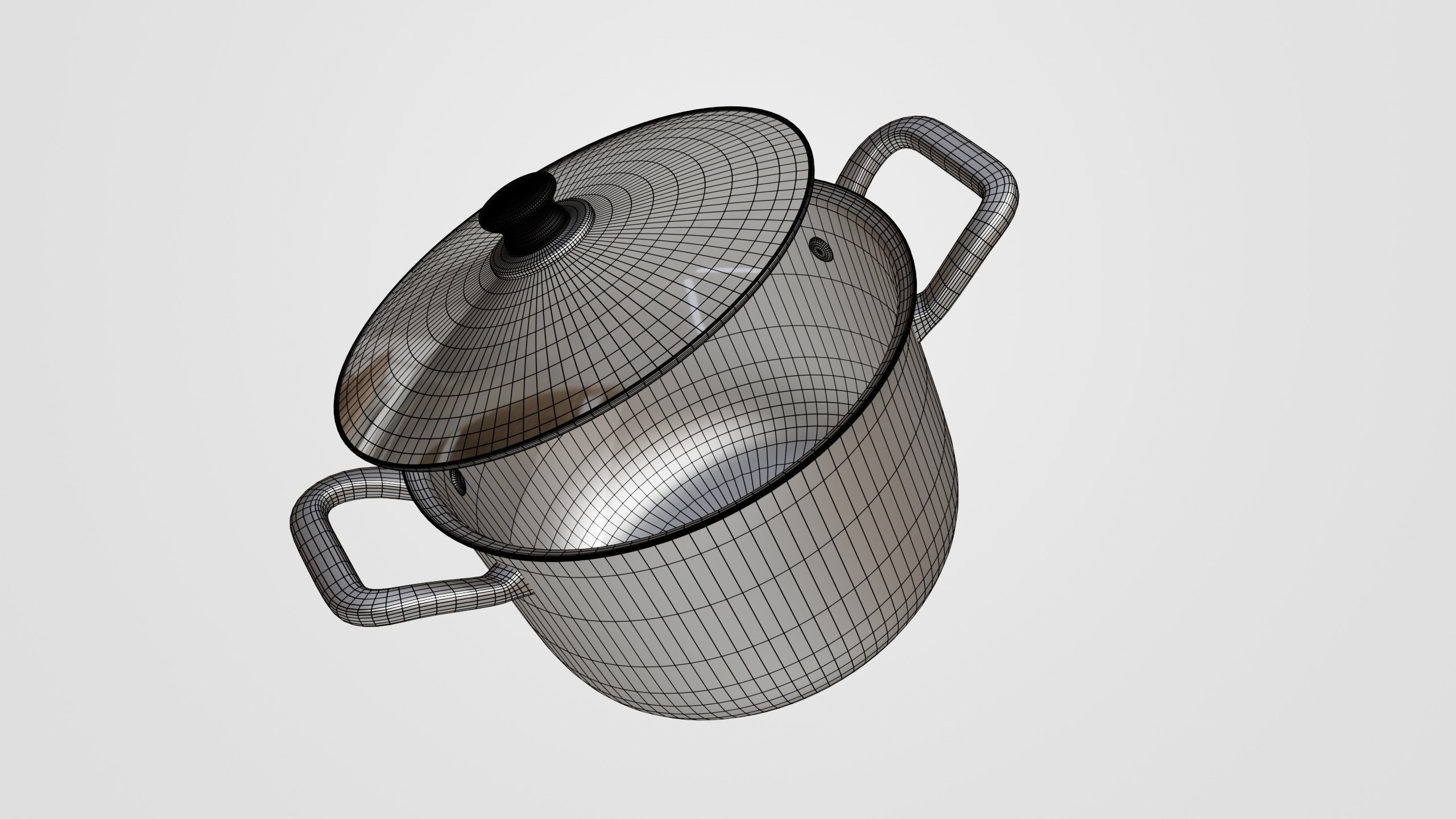 Kitchen Items Pack Low-poly 3D model_50