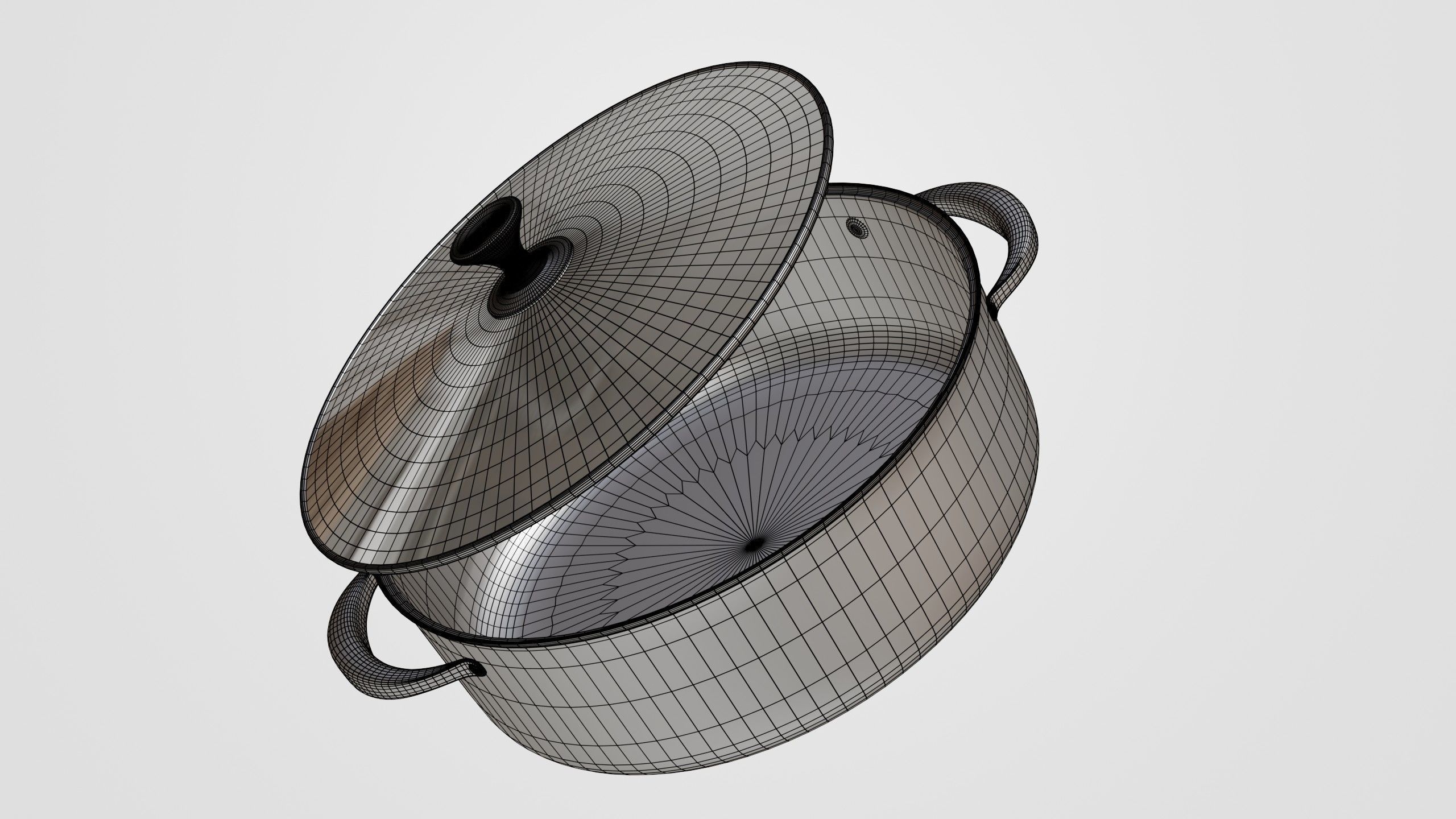 Kitchen Items Pack Low-poly 3D model_49