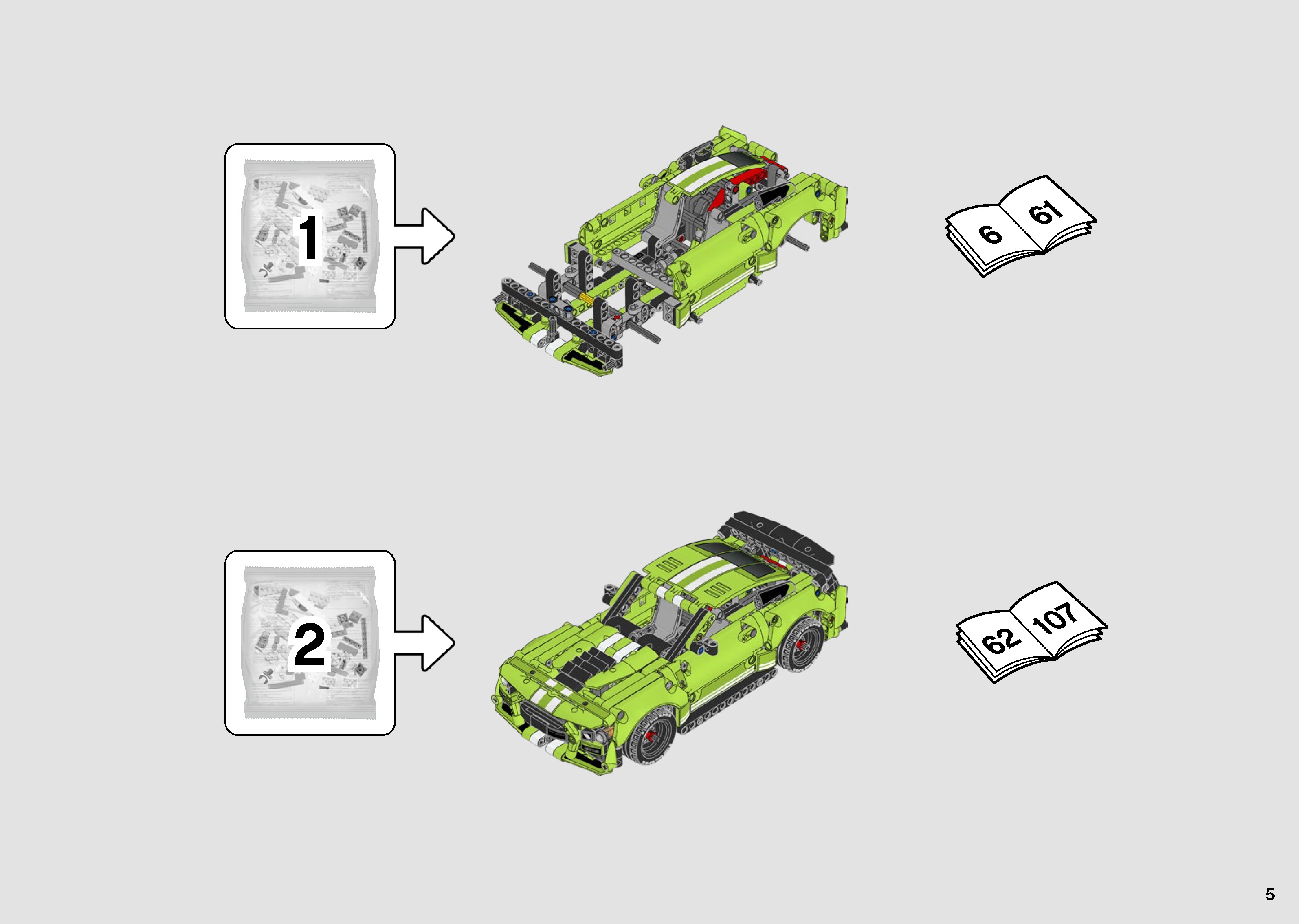 TwindBricks3D - 42138 Ford Mustang Shelby GT500 3D print model_2