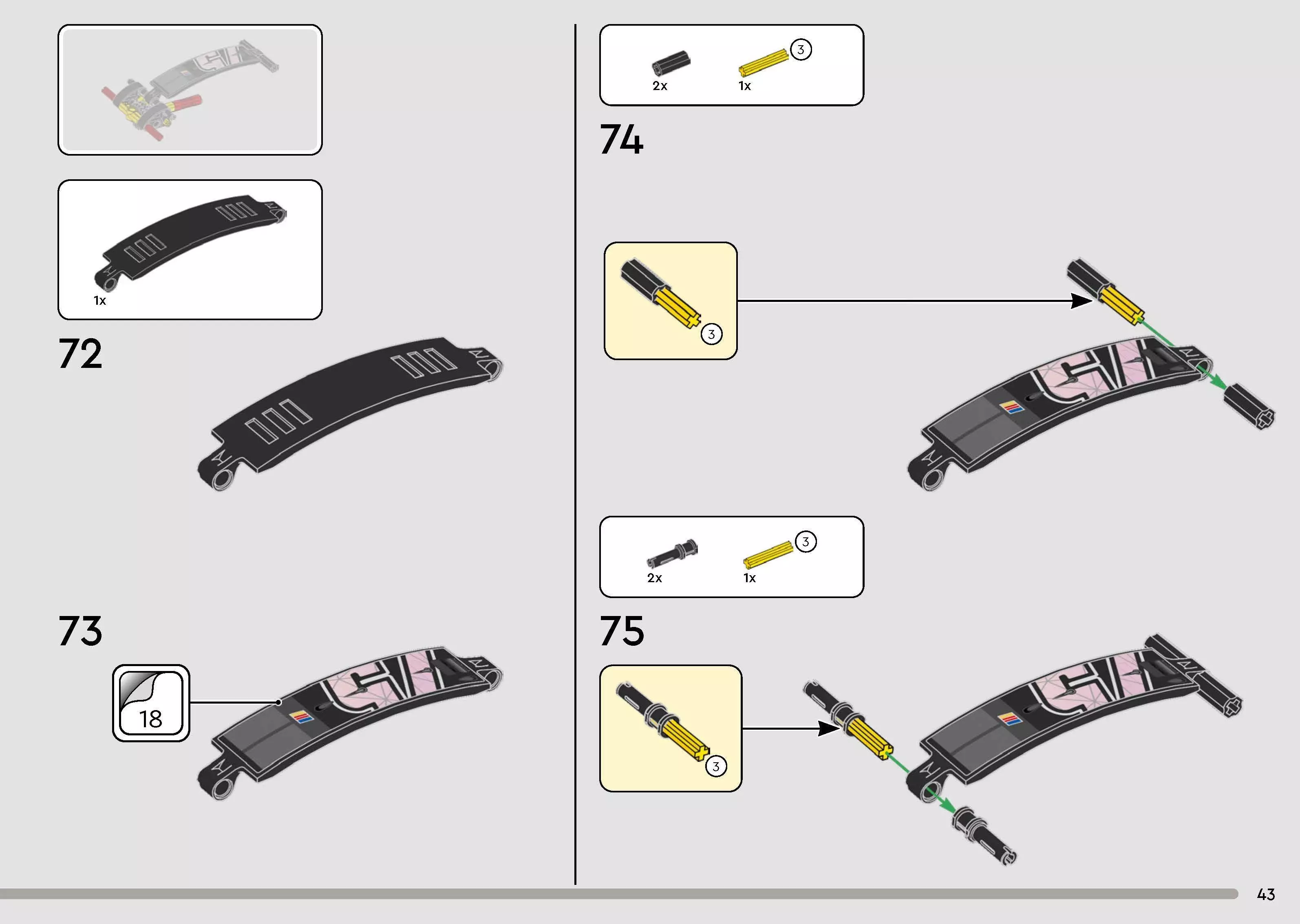 TwindBricks3D - 42153 NASCAR Next Gen Chevrolet Camaro ZL1 3D print model_38