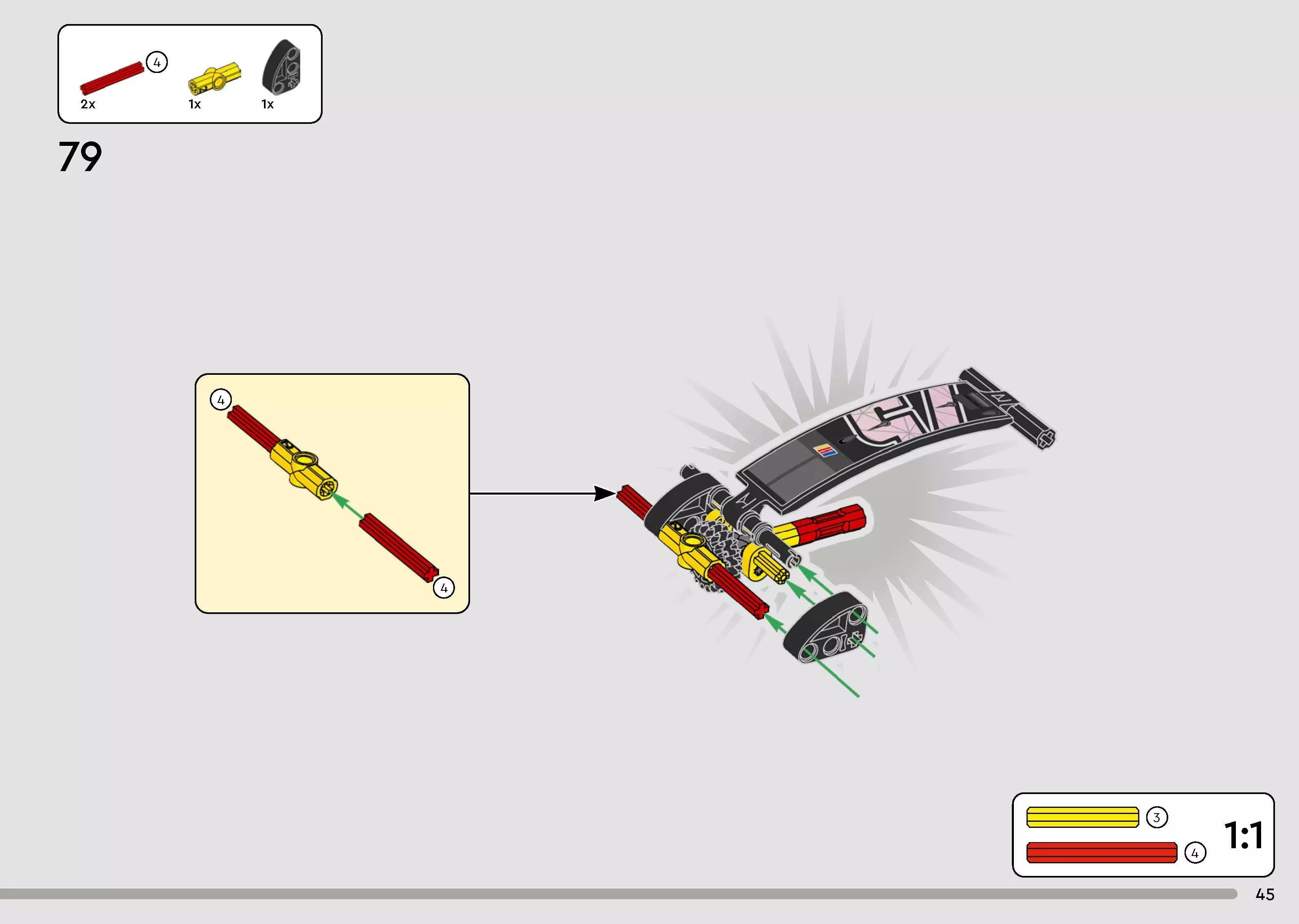 TwindBricks3D - 42153 NASCAR Next Gen Chevrolet Camaro ZL1 3D print model_40