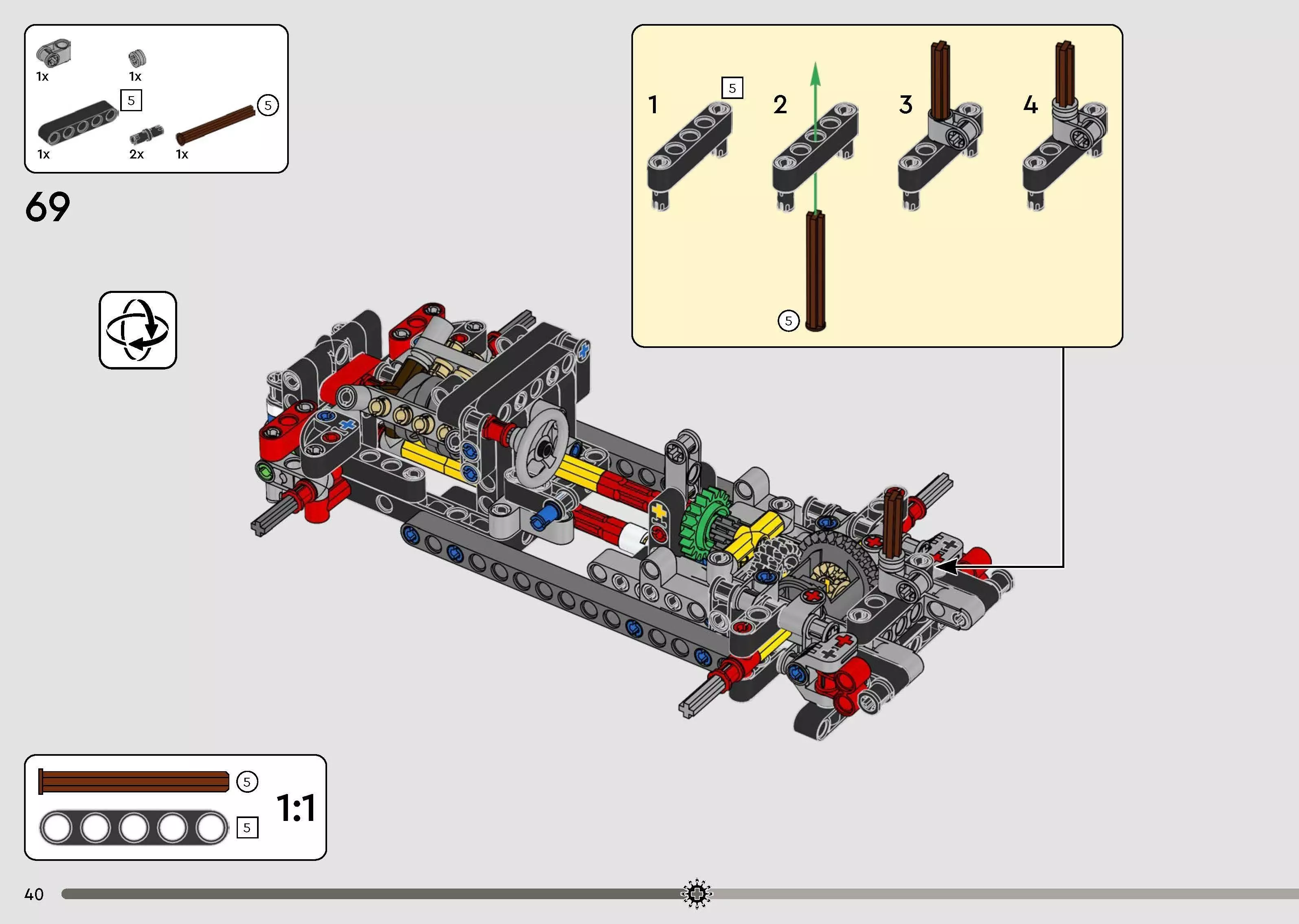 TwindBricks3D - 42153 NASCAR Next Gen Chevrolet Camaro ZL1 3D print model_35