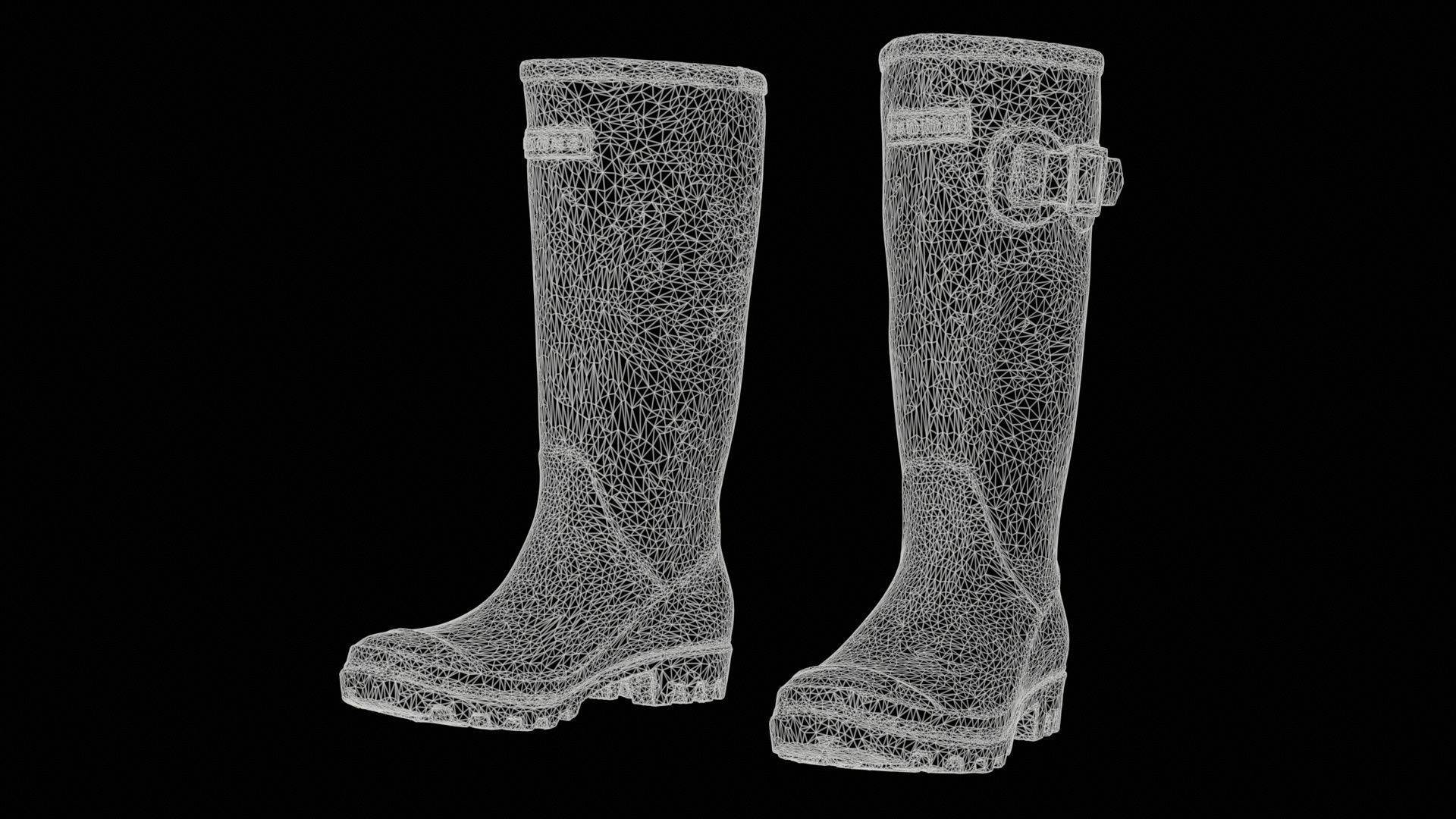 111 Boots Heels and Shoes for Woman Superbundle 3D Model Collection_33