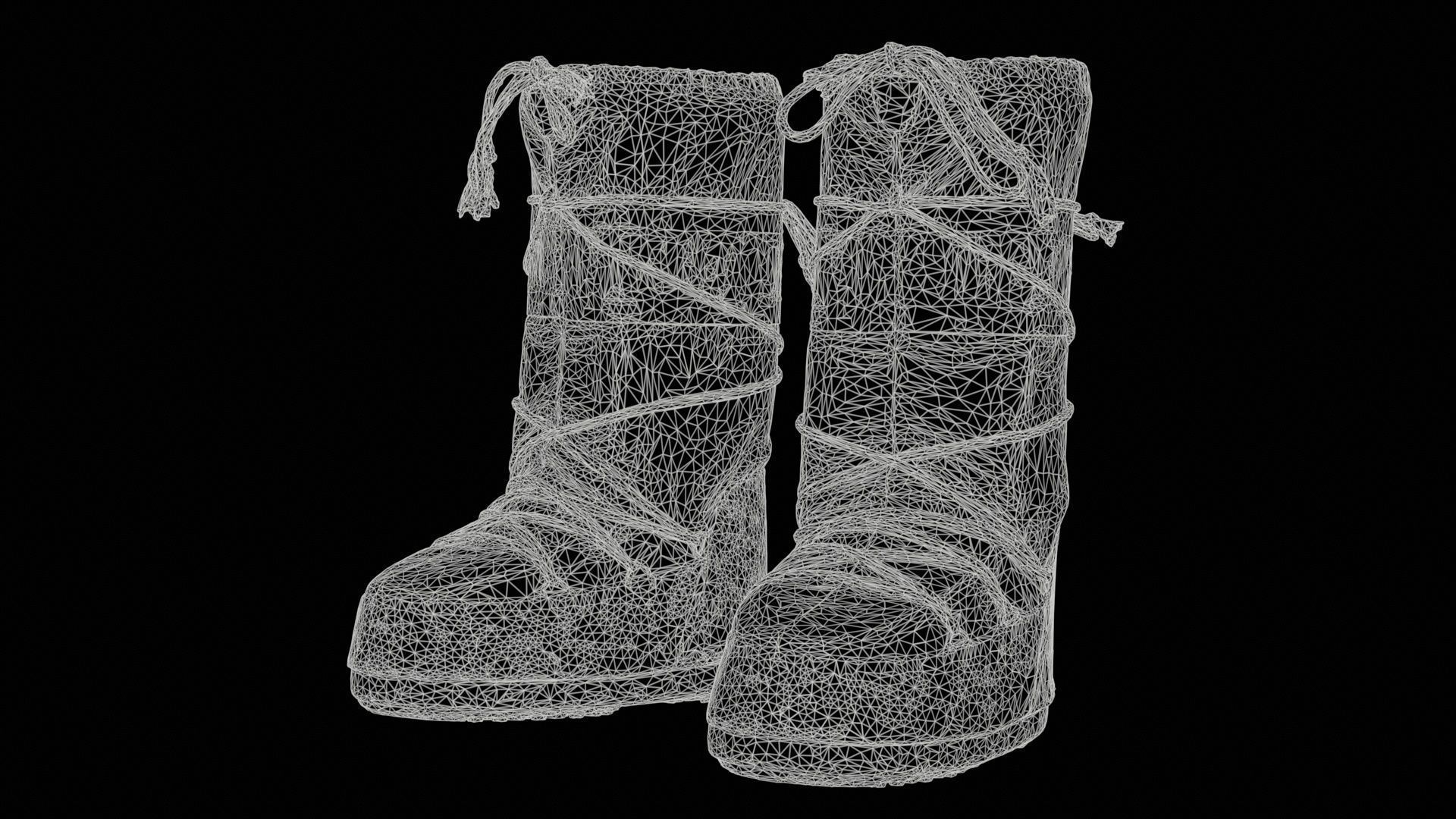 111 Boots Heels and Shoes for Woman Superbundle 3D Model Collection_32