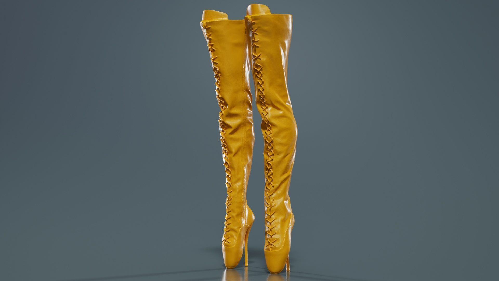 111 Boots Heels and Shoes for Woman Superbundle 3D Model Collection_23