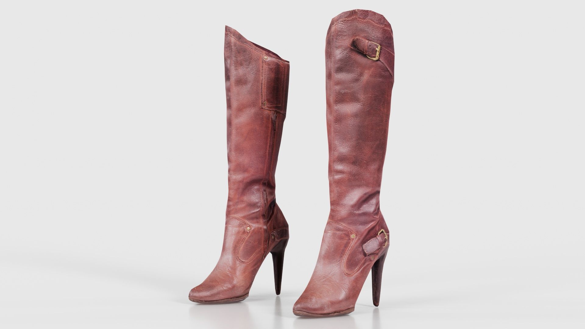 111 Boots Heels and Shoes for Woman Superbundle 3D Model Collection_49