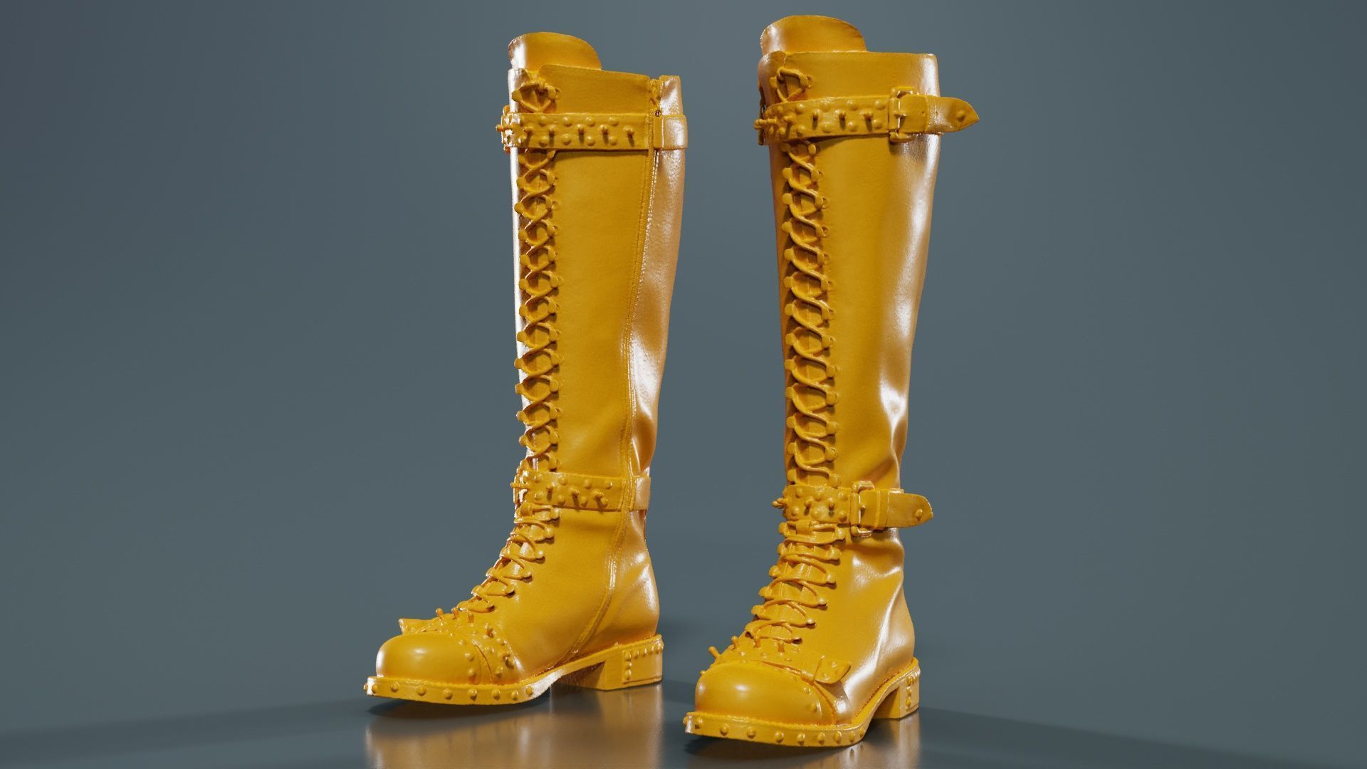 111 Boots Heels and Shoes for Woman Superbundle 3D Model Collection_20