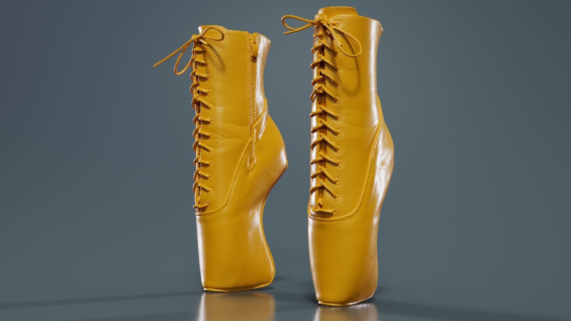 111 Boots Heels and Shoes for Woman Superbundle 3D Model Collection_16