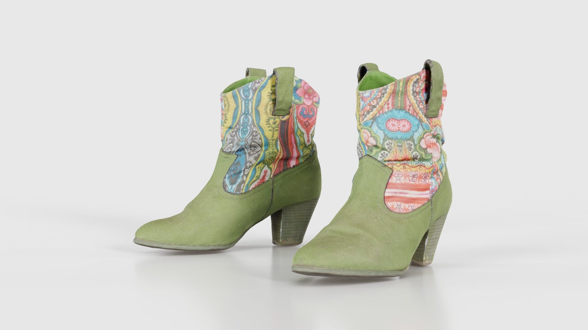 111 Boots Heels and Shoes for Woman Superbundle 3D Model Collection_51