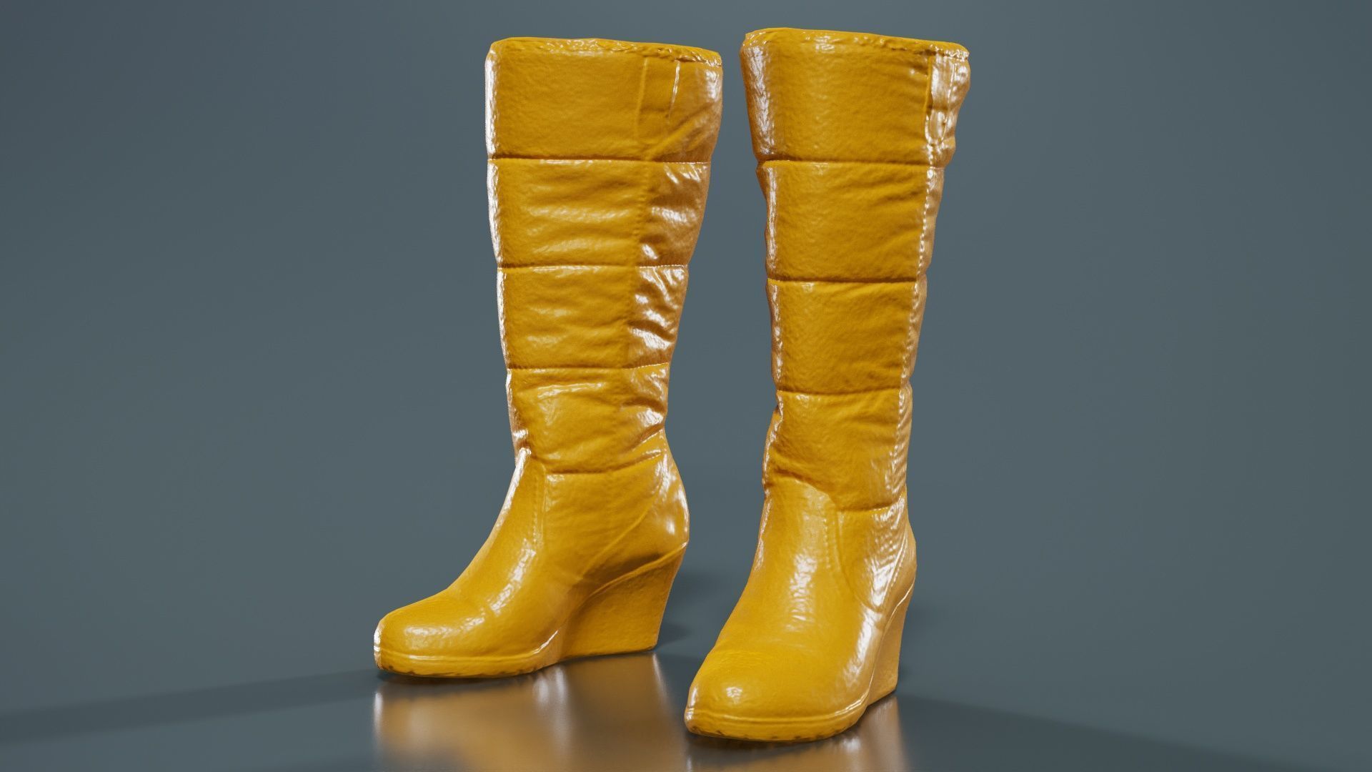 111 Boots Heels and Shoes for Woman Superbundle 3D Model Collection_25