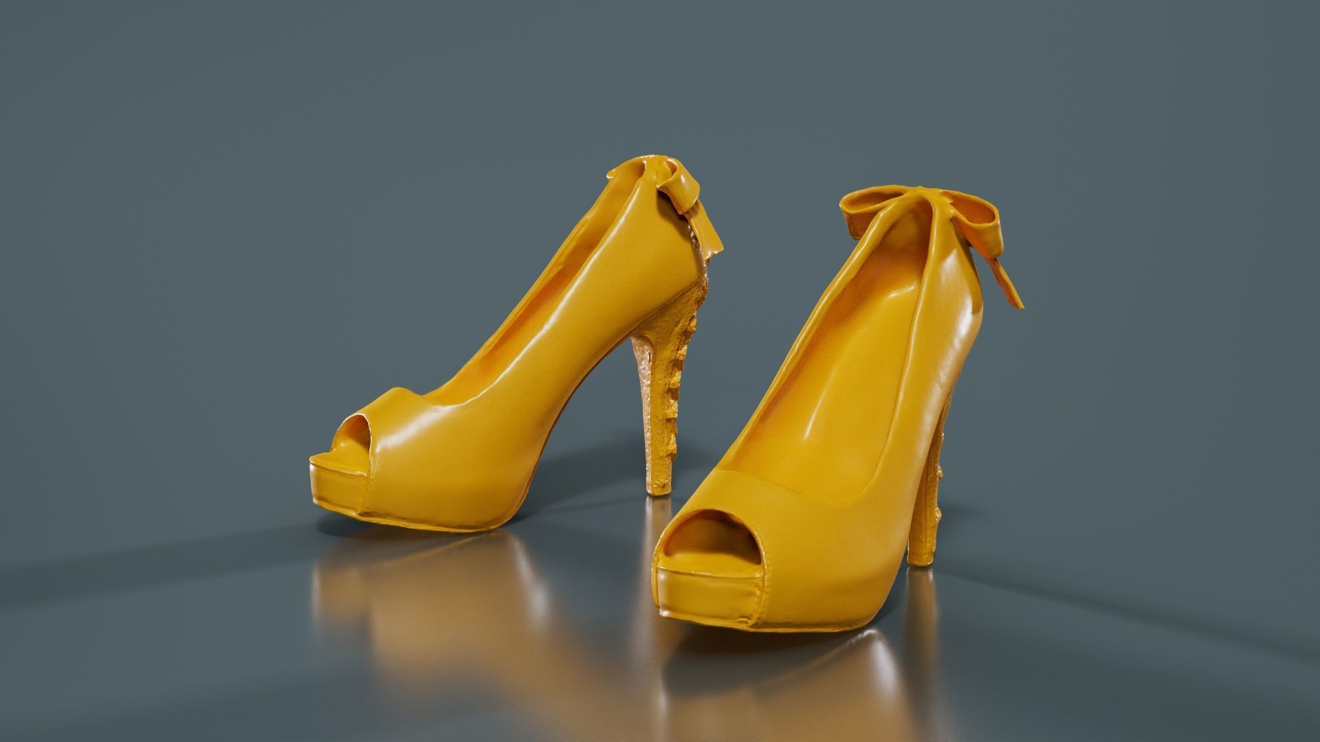 111 Boots Heels and Shoes for Woman Superbundle 3D Model Collection_17
