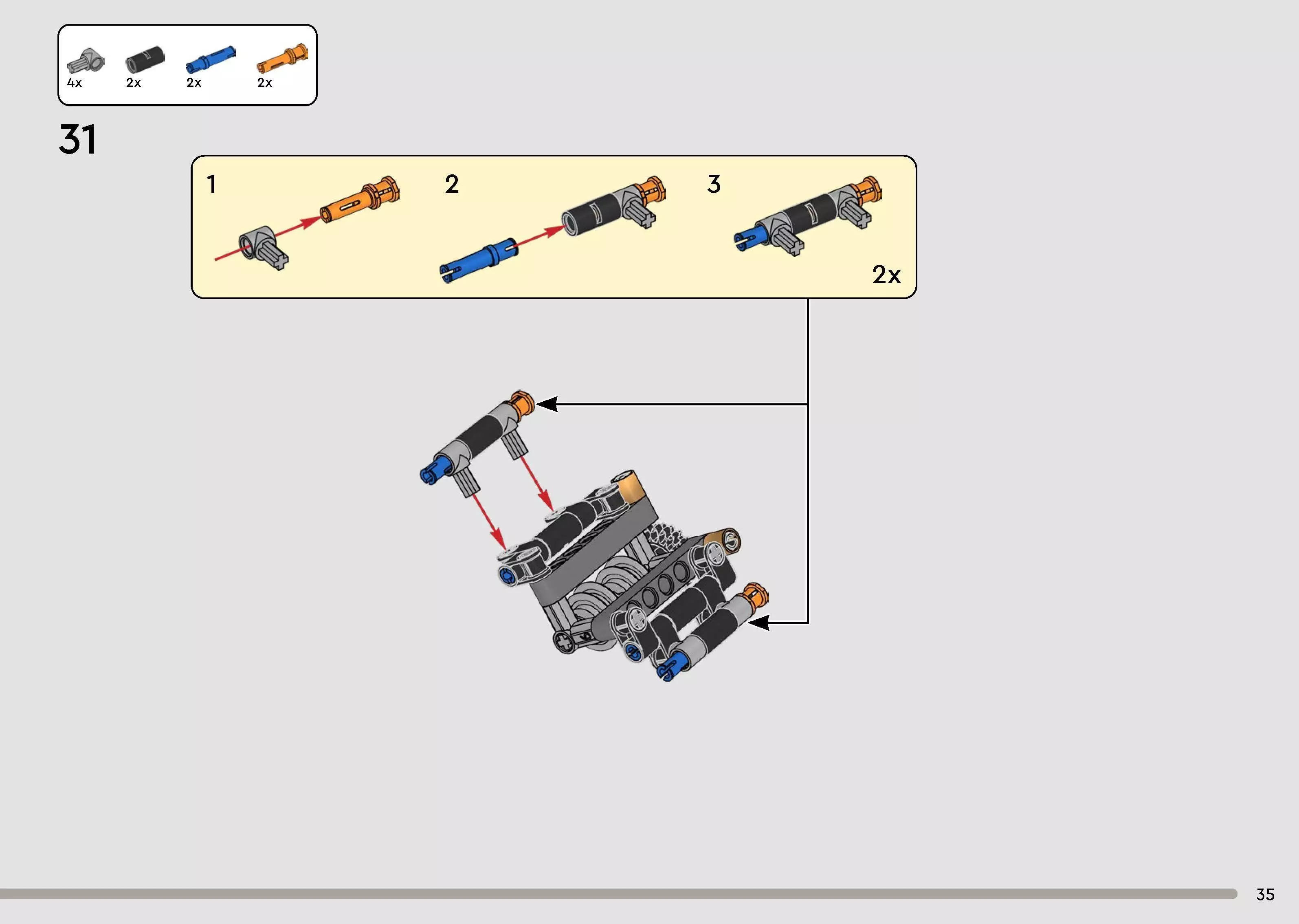 TwindBricks3D - 42173 Koenigsegg Jesko Absolut Gray Hypercar 3D print model_32