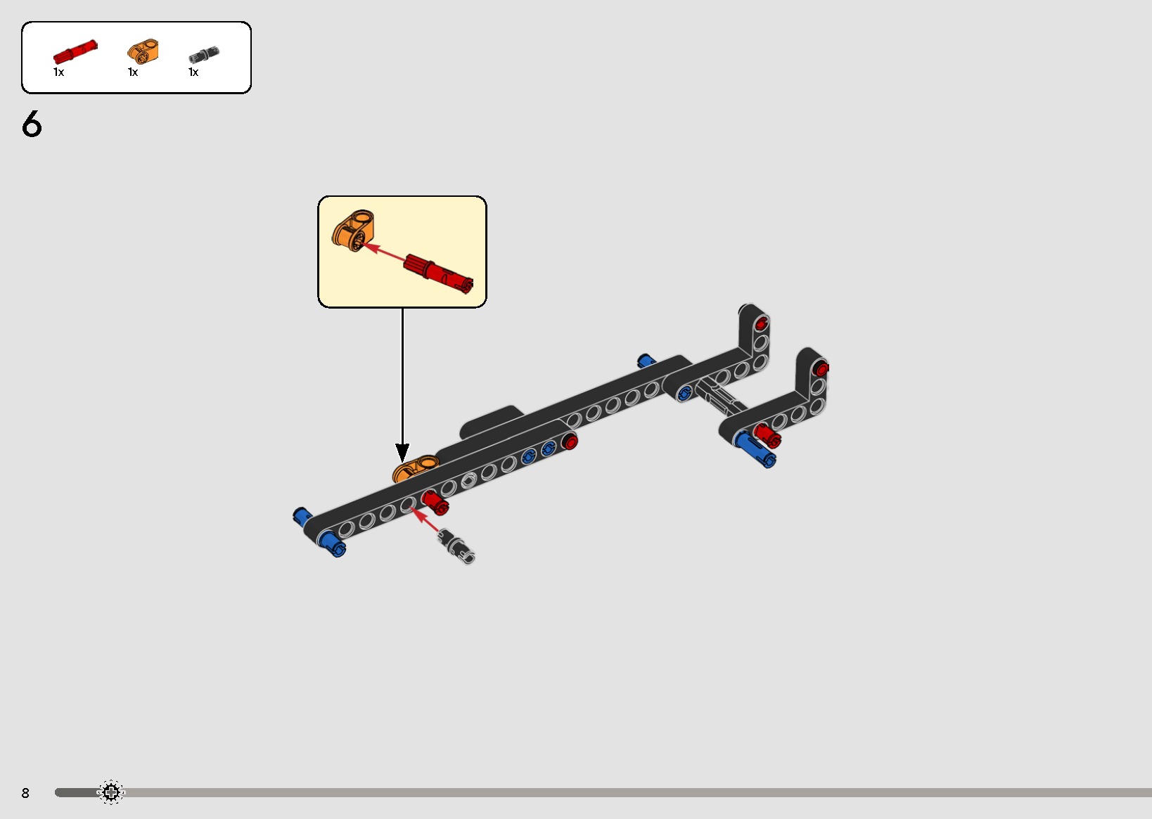 TwindBricks3D - 42173 Koenigsegg Jesko Absolut Gray Hypercar 3D print model_5