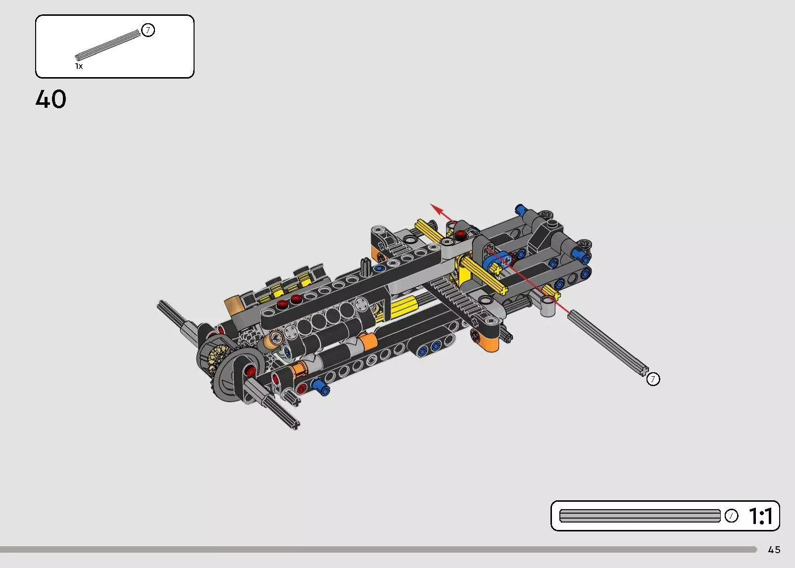 TwindBricks3D - 42173 Koenigsegg Jesko Absolut Gray Hypercar 3D print model_42