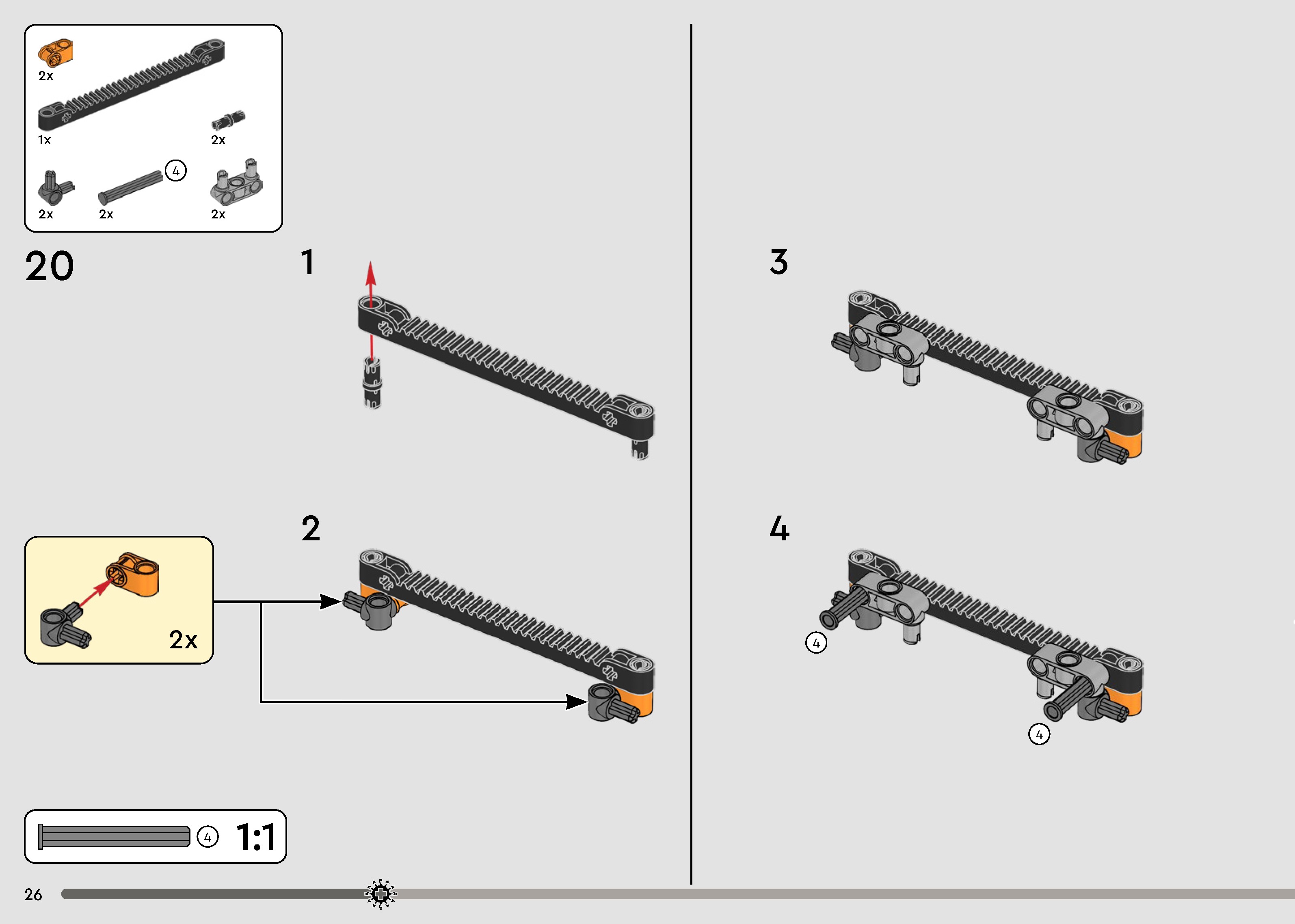TwindBricks3D - 42173 Koenigsegg Jesko Absolut Gray Hypercar 3D print model_23