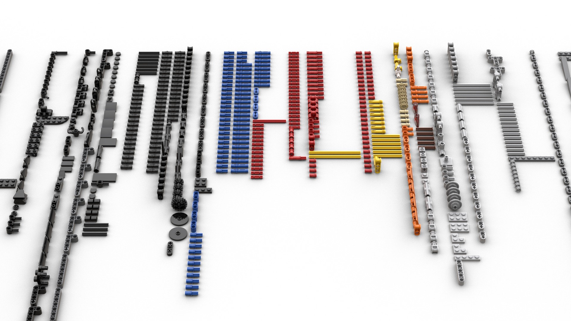 TwindBricks3D - 42173 Koenigsegg Jesko Absolut Gray Hypercar 3D print model_1