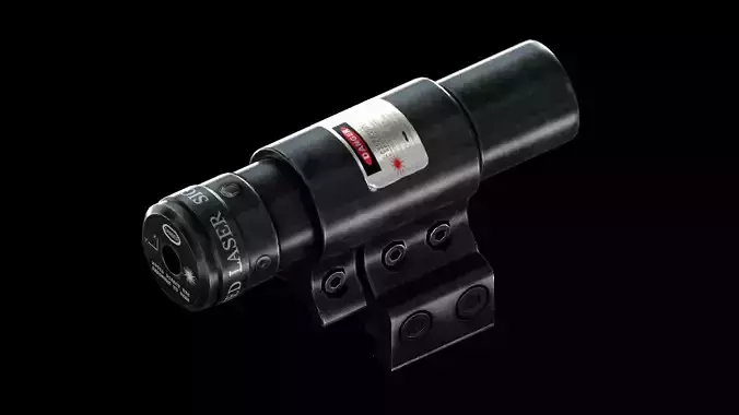 AAA JG8 Laser Sight Game Ready PBR Low-poly 3D model