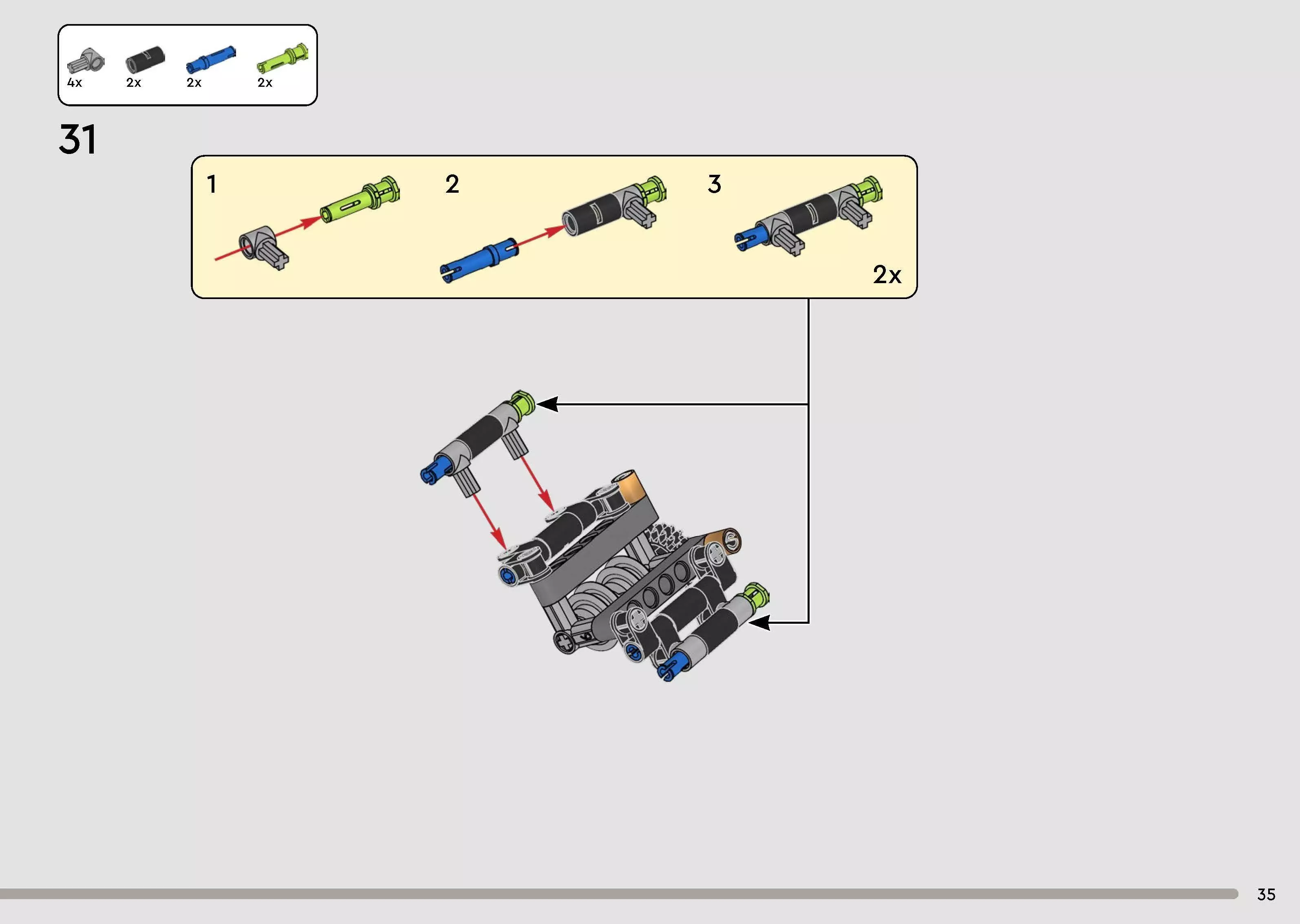 TwindBricks3D - 42184 Koenigsegg Jesko Absolut White Hypercar 3D print model_32