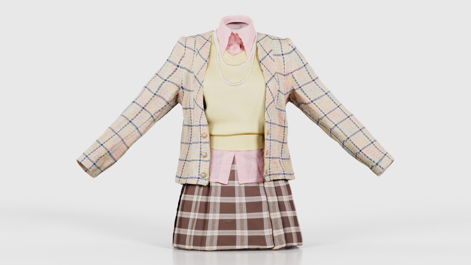 46 Full body Catsuit Costume outfit for Woman Superbundle 3D Model Collection_27