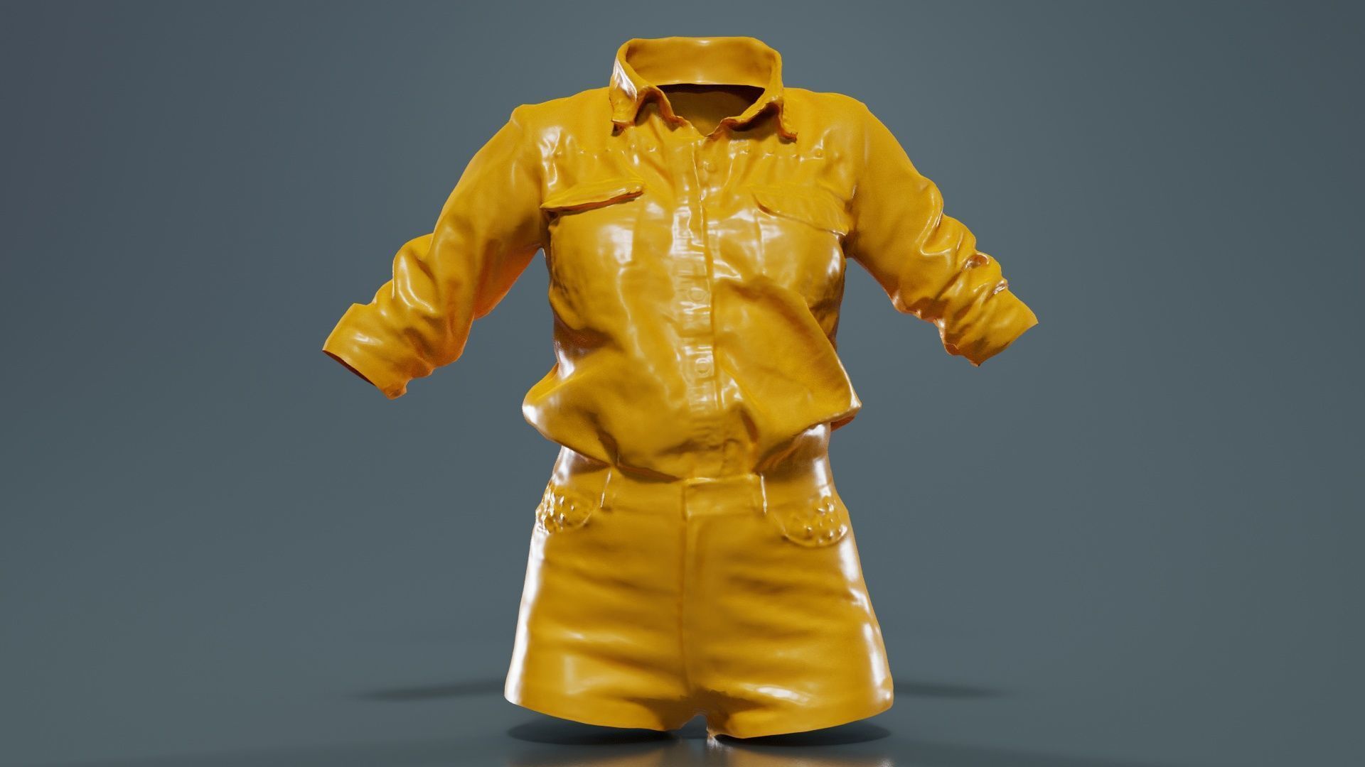 46 Full body Catsuit Costume outfit for Woman Superbundle 3D Model Collection_9