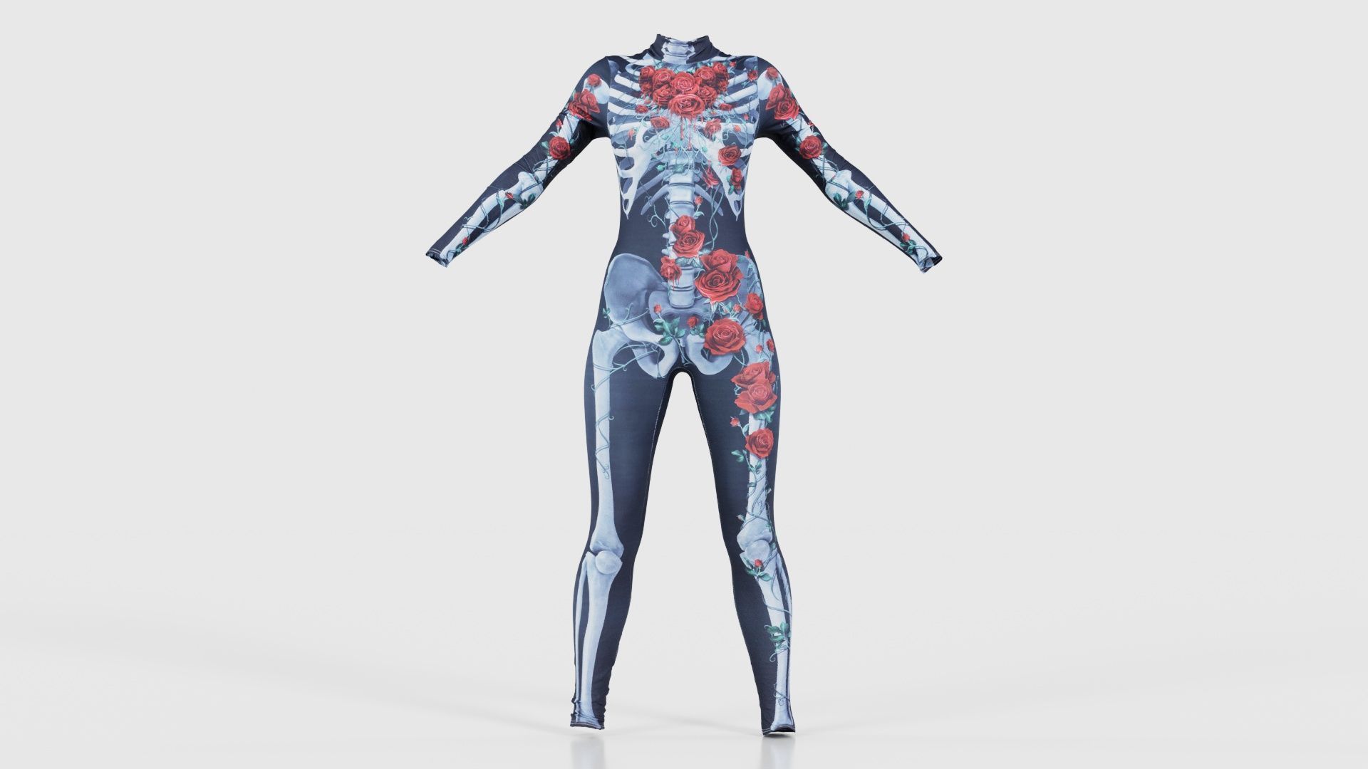 46 Full body Catsuit Costume outfit for Woman Superbundle 3D Model Collection_34