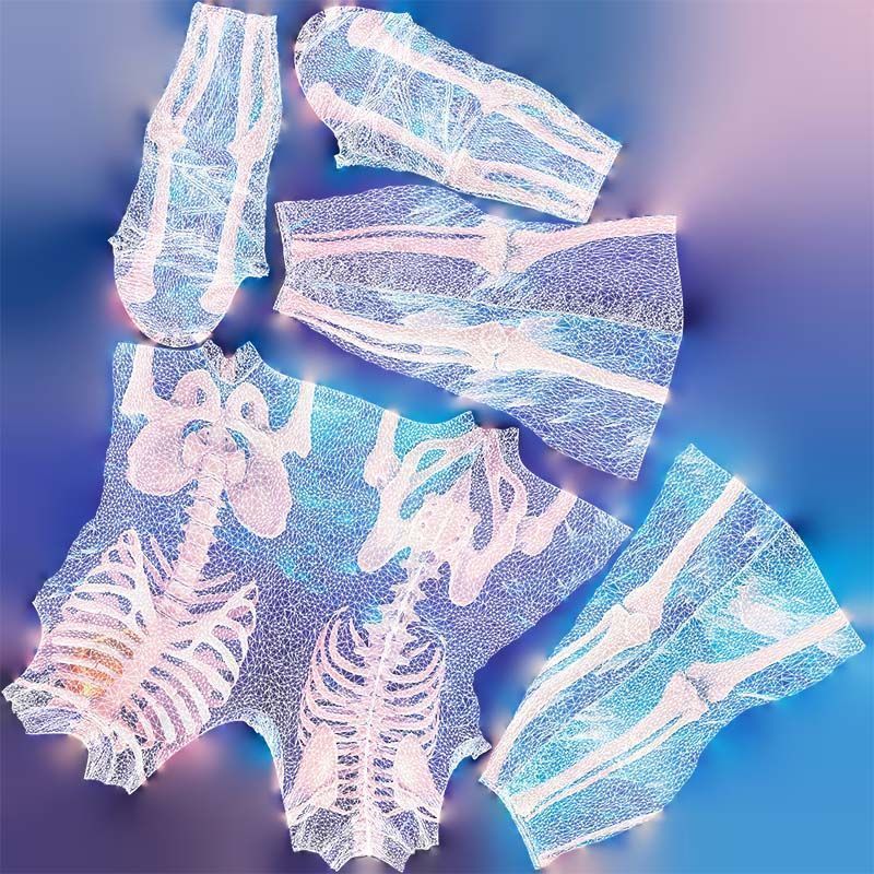 46 Full body Catsuit Costume outfit for Woman Superbundle 3D Model Collection_21