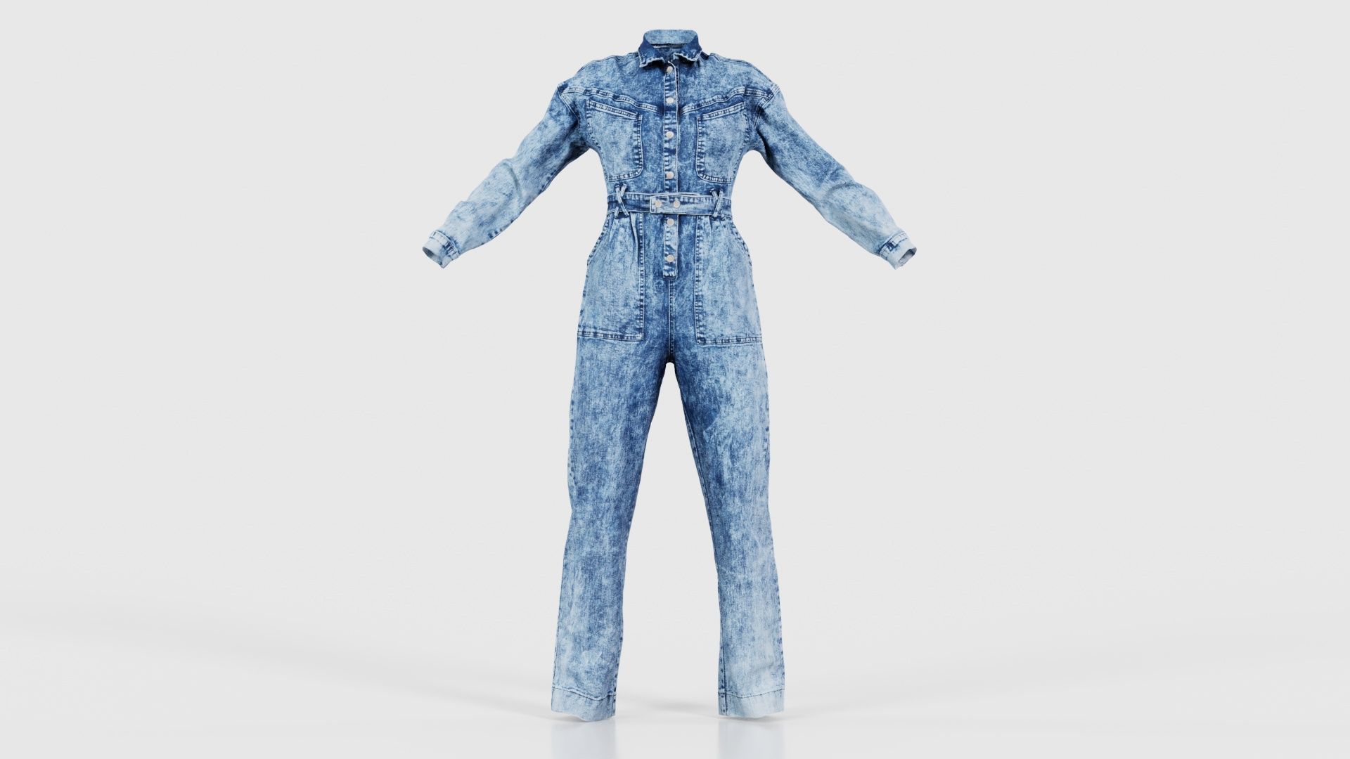 46 Full body Catsuit Costume outfit for Woman Superbundle 3D Model Collection_32