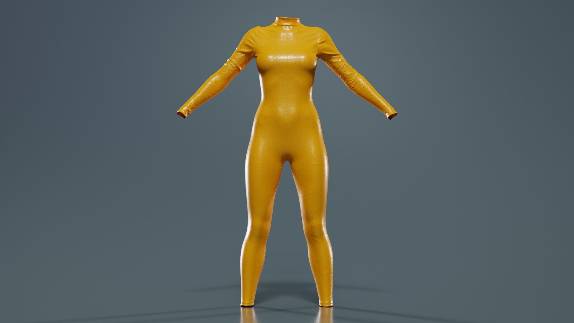 46 Full body Catsuit Costume outfit for Woman Superbundle 3D Model Collection_5