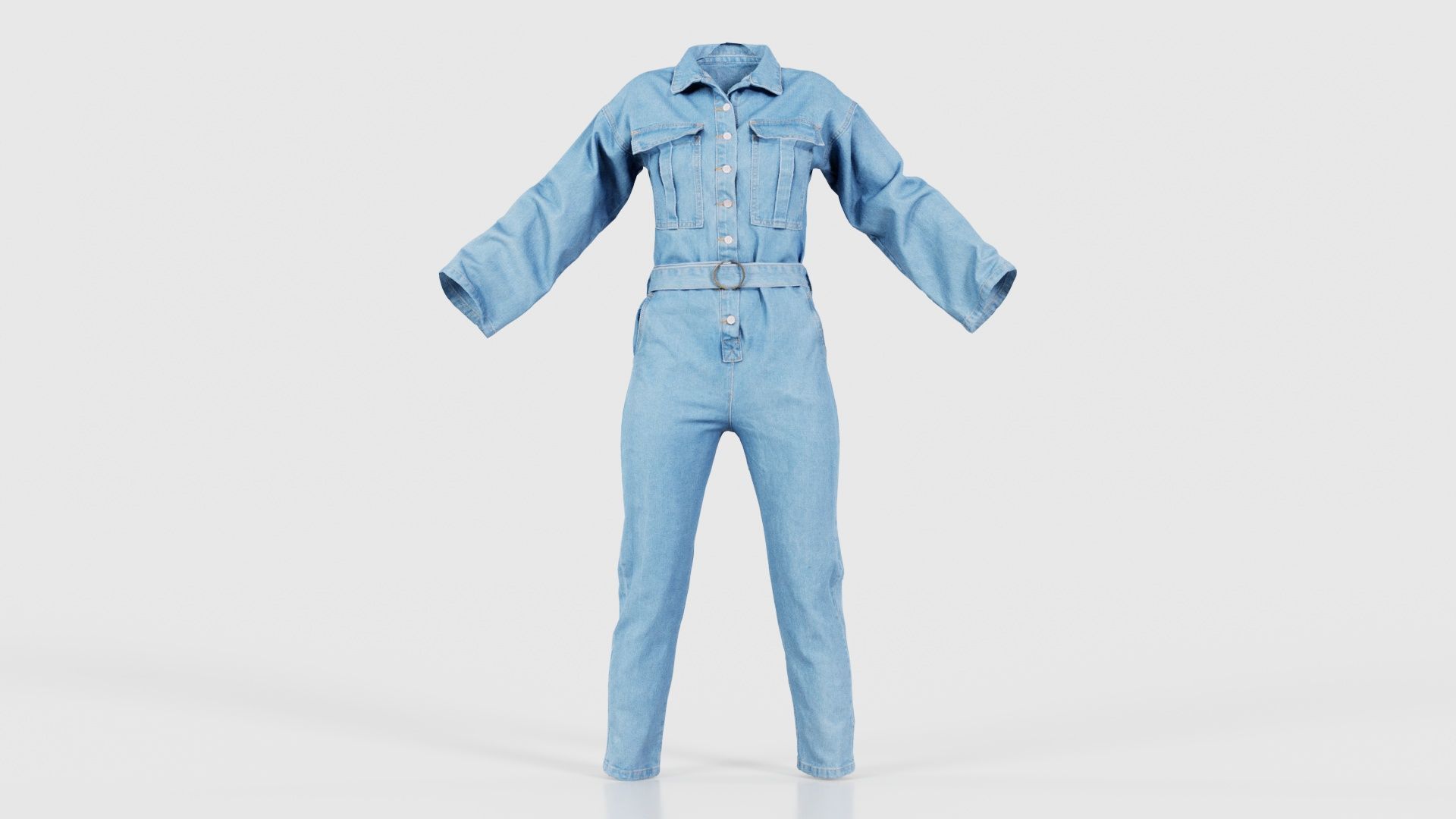 46 Full body Catsuit Costume outfit for Woman Superbundle 3D Model Collection_24