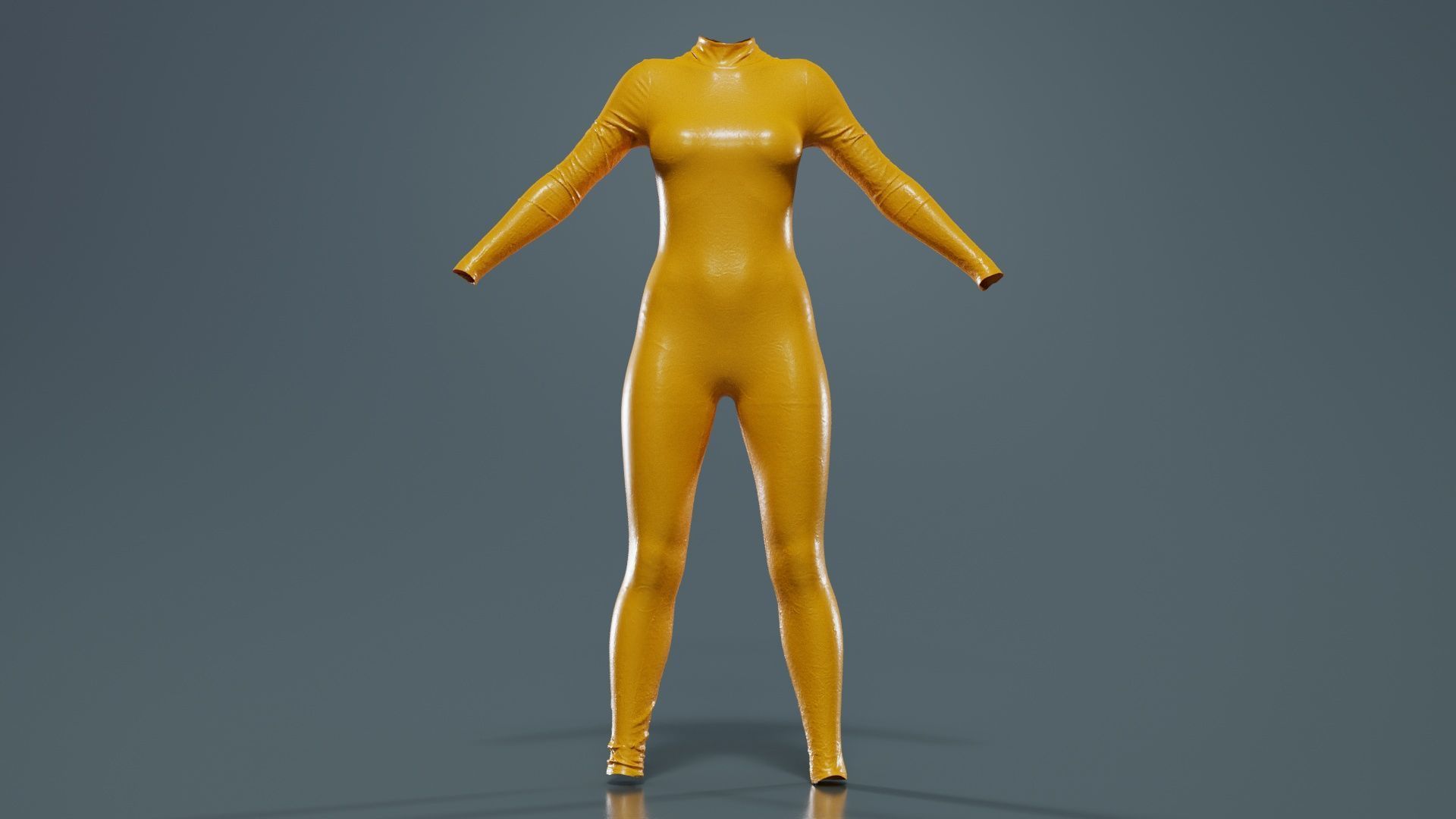 46 Full body Catsuit Costume outfit for Woman Superbundle 3D Model Collection_8