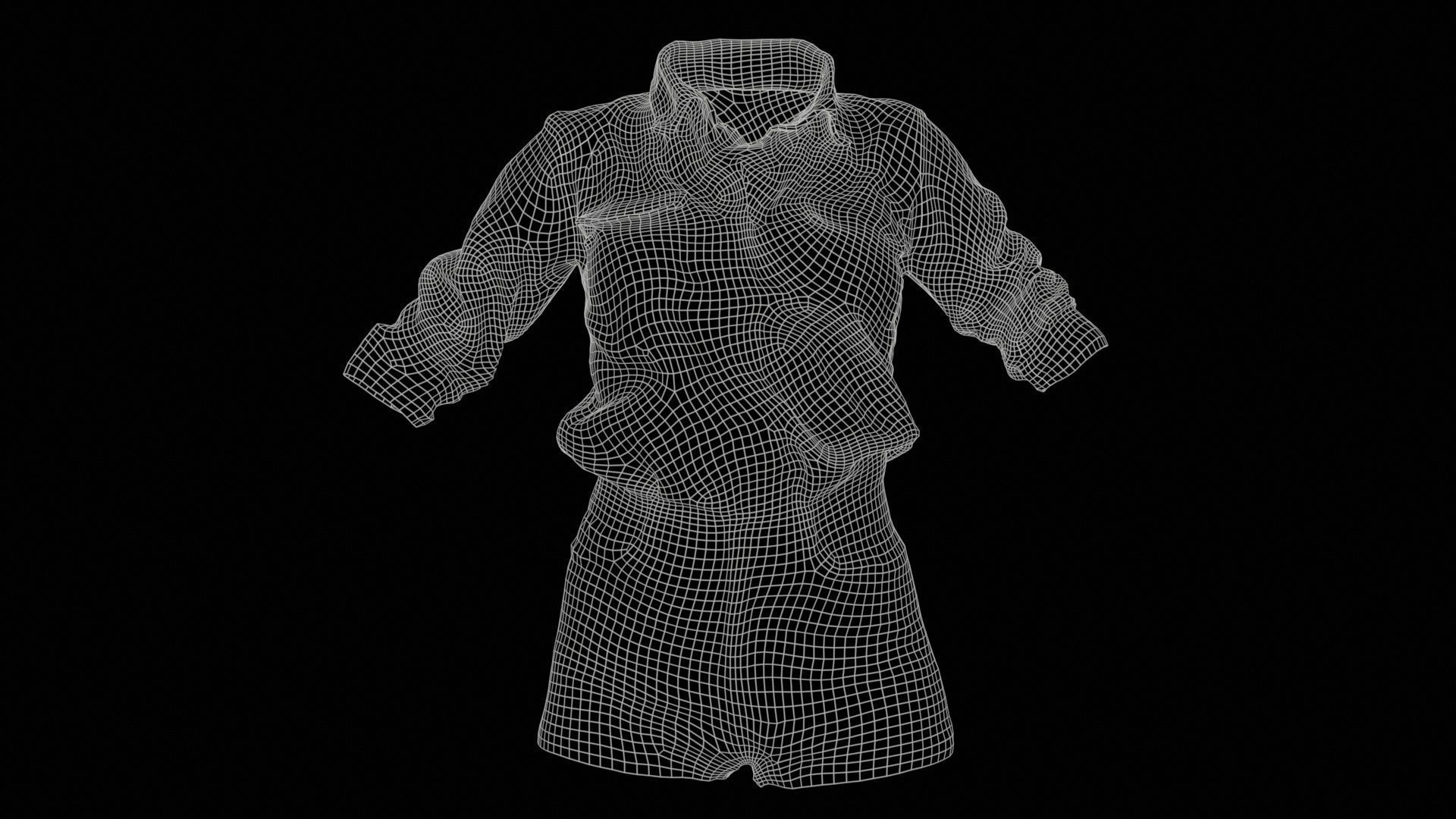 46 Full body Catsuit Costume outfit for Woman Superbundle 3D Model Collection_18