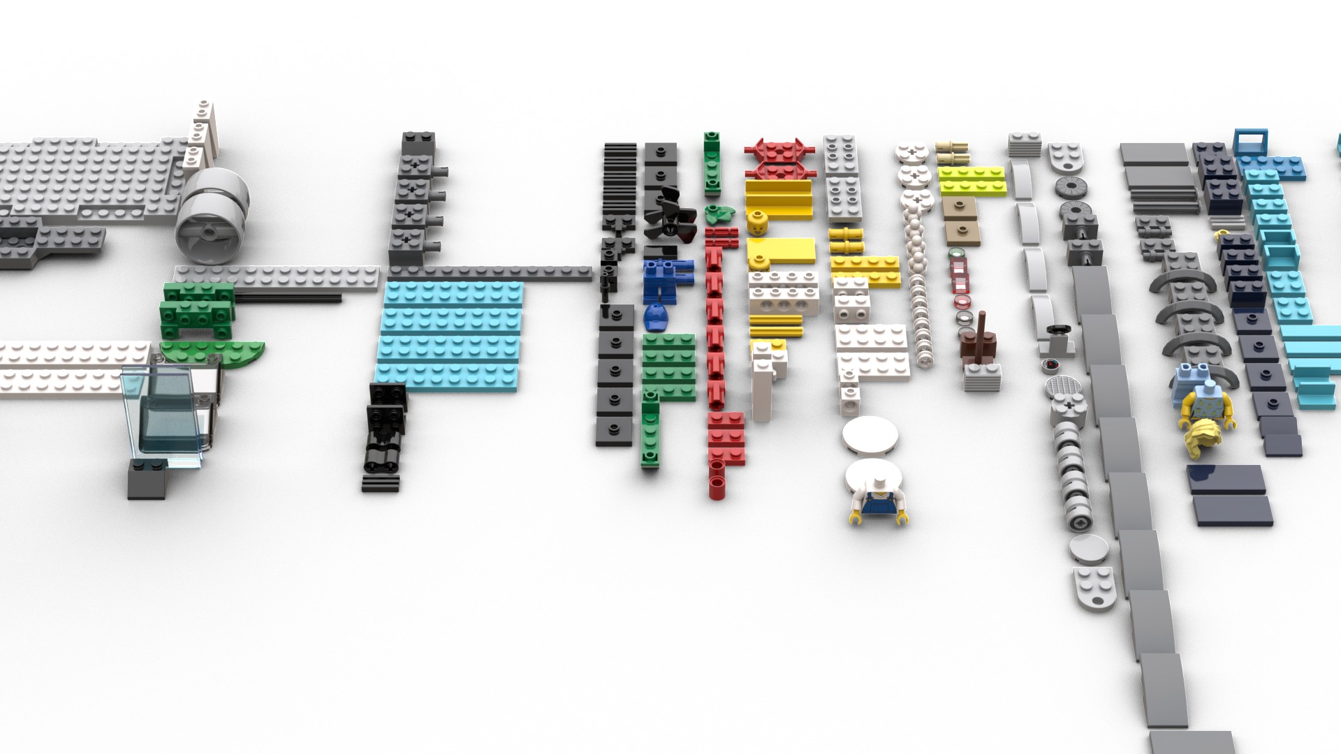 TwindBricks3D - 60362 Car Wash 3D print model_1