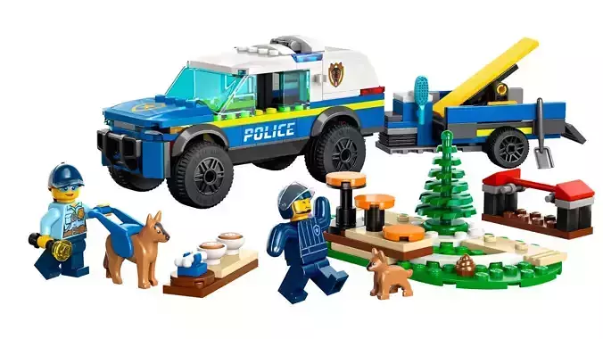 TwindBricks3D - 60369 Mobile Police Dog Training 3D print model